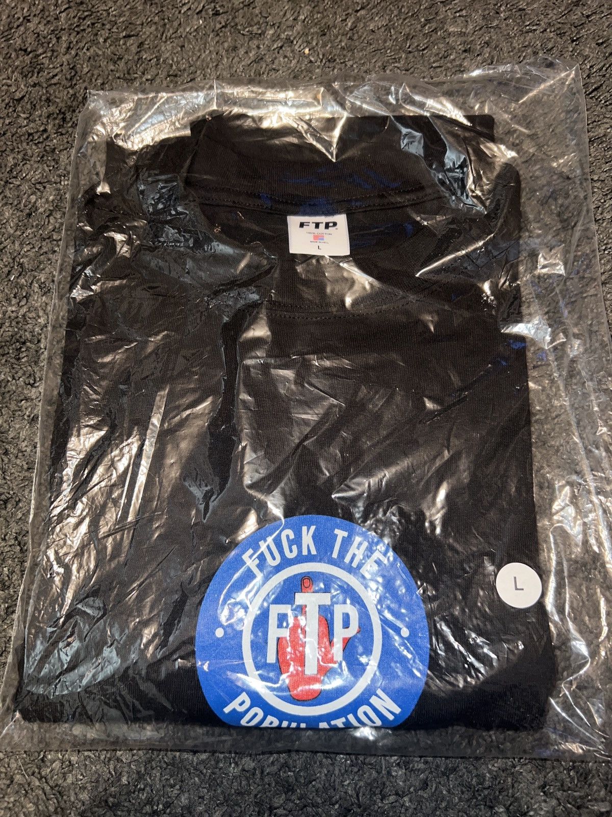 Fuck The Population FTP Auto Club Tee (Black) Size US L / EU 52-54 / 3 - 2 Thumbnail