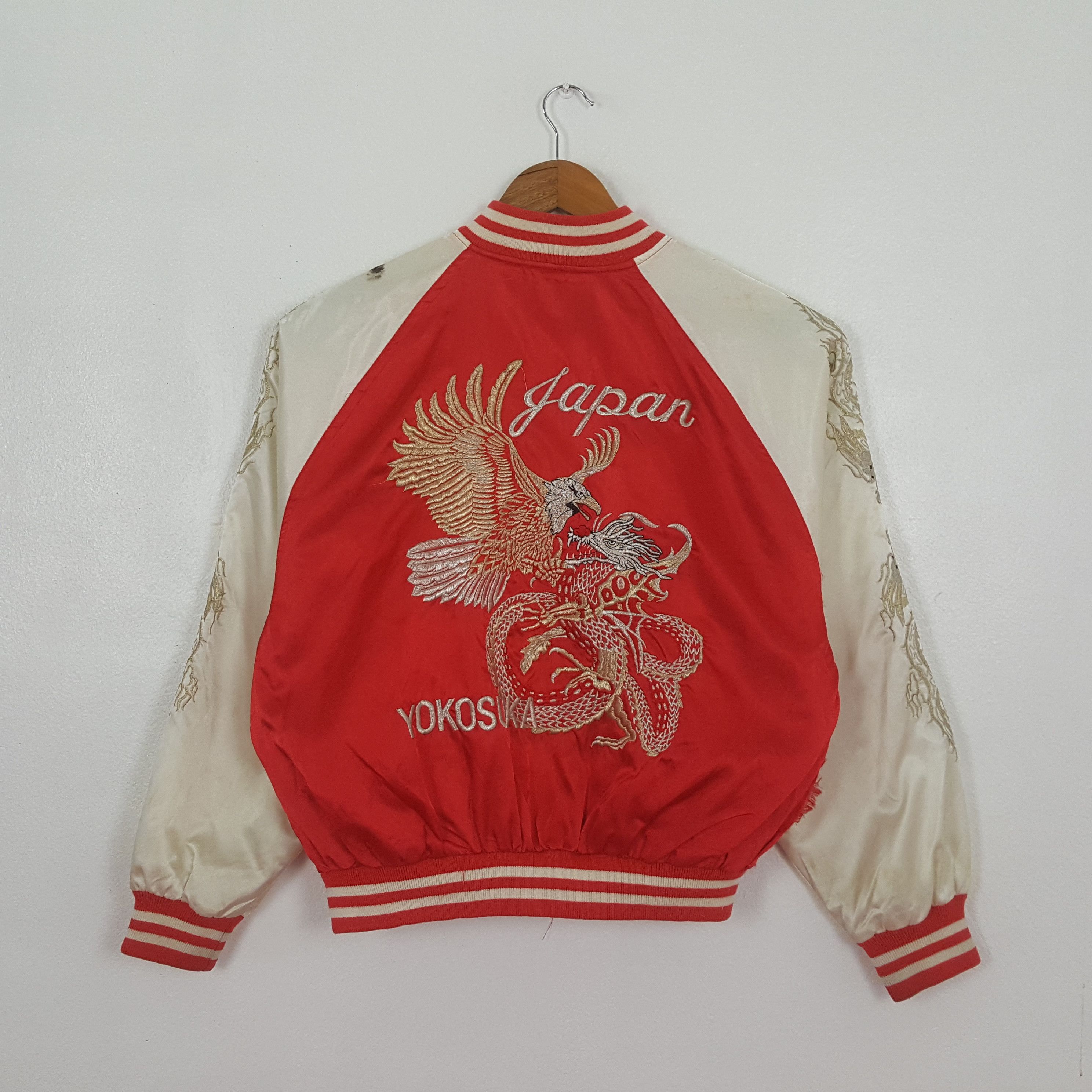 Vintage Vintage Yokosuka Sukajan Japanese Style Jacket C326N13 Size US L / EU 52-54 / 3 - 1 Thumbnail