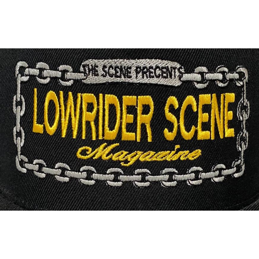 Lowrider Scene Magazine Yupoong Black Snapback Hat 952A