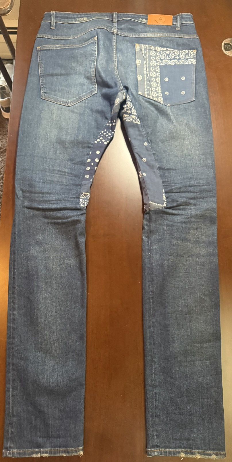 Alchemist The Alchemist Bandana Print Straight Leg Jeans Size US 36 / EU 52 - 1 Thumbnail