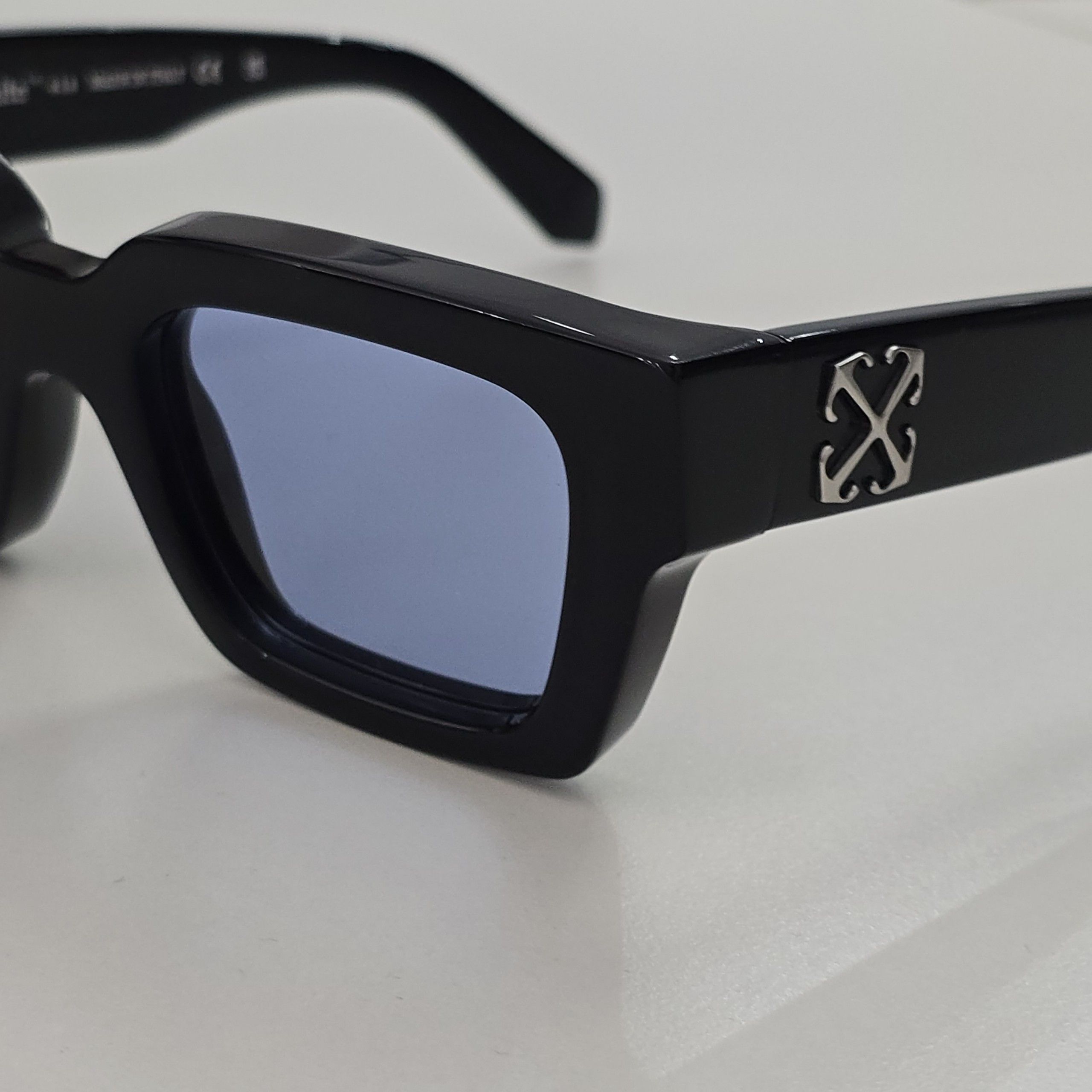 Off-White OFF WHITE Virgil Sunglasses BLACK BLUE Size ONE SIZE - 8 Thumbnail
