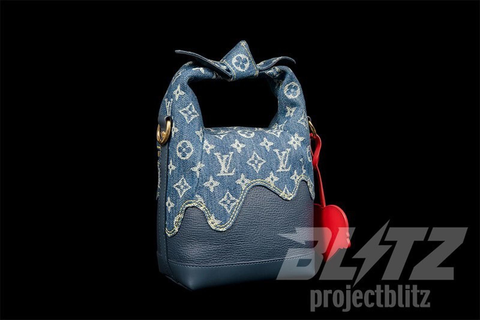 Louis Vuitton LOUIS VUITTON NIGO JAPANESE CRUISER HAND BAG DENIM MONOGRAM Size ONE SIZE - 2 Thumbnail