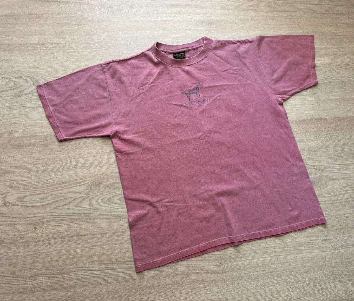 PONY Vintage 00’s The Red Pony Mexico Faded y2k Pink T-Shirt Size US L / EU 52-54 / 3 - 1 Thumbnail