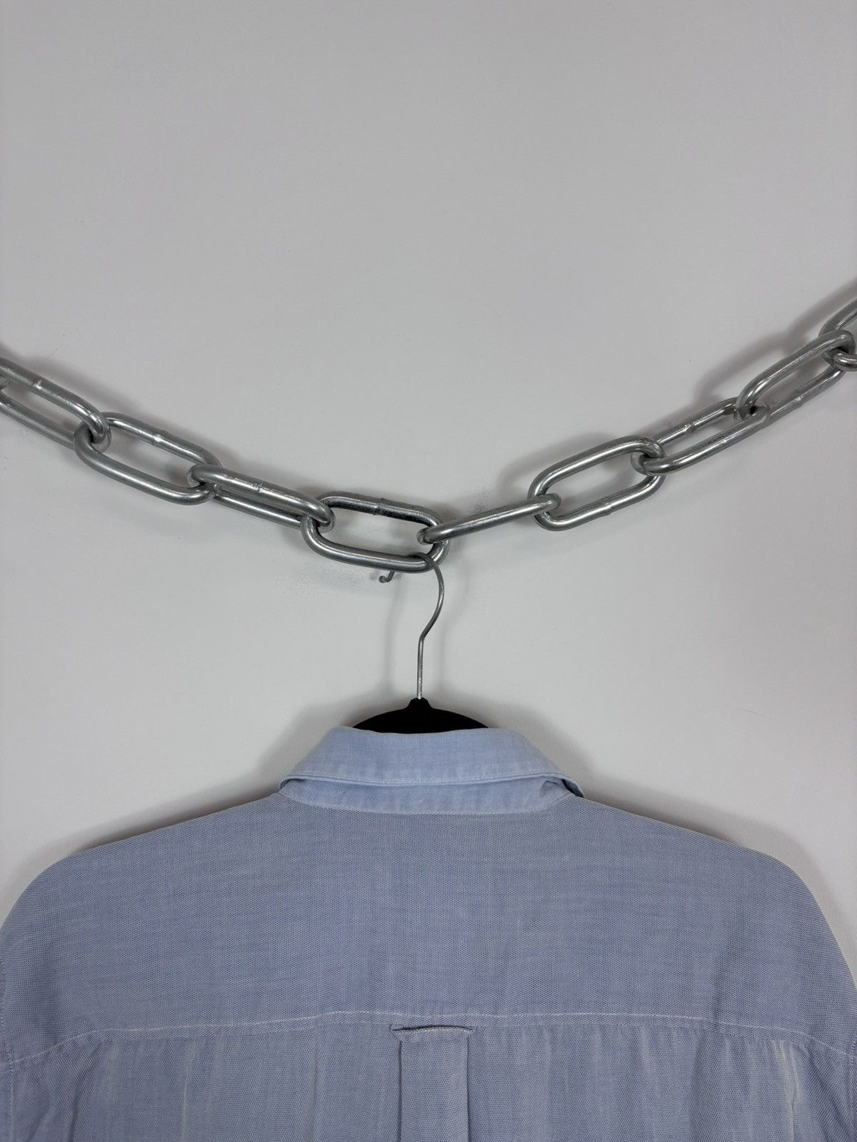 Dolce & Gabbana Dolce & Gabbana Men’s Light Blue Button Up Long Sleeve Shirt Size US L / EU 52-54 / 3 - 20 Thumbnail