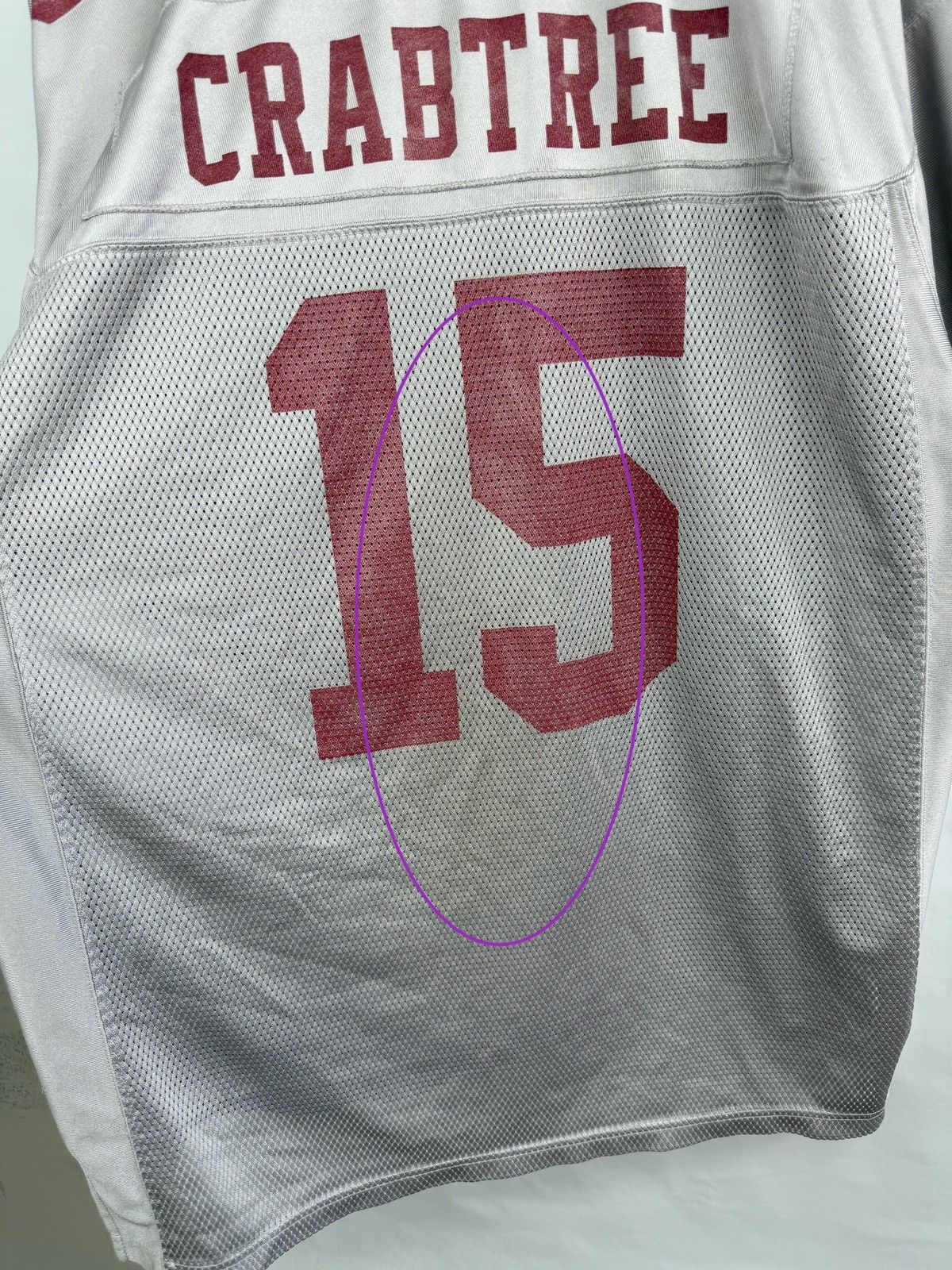Reebok 🇺🇸 Vtg Reebok Michael Crabtree San Francisco 49ERS Football Size US XL / EU 56 / 4 - 11 Thumbnail