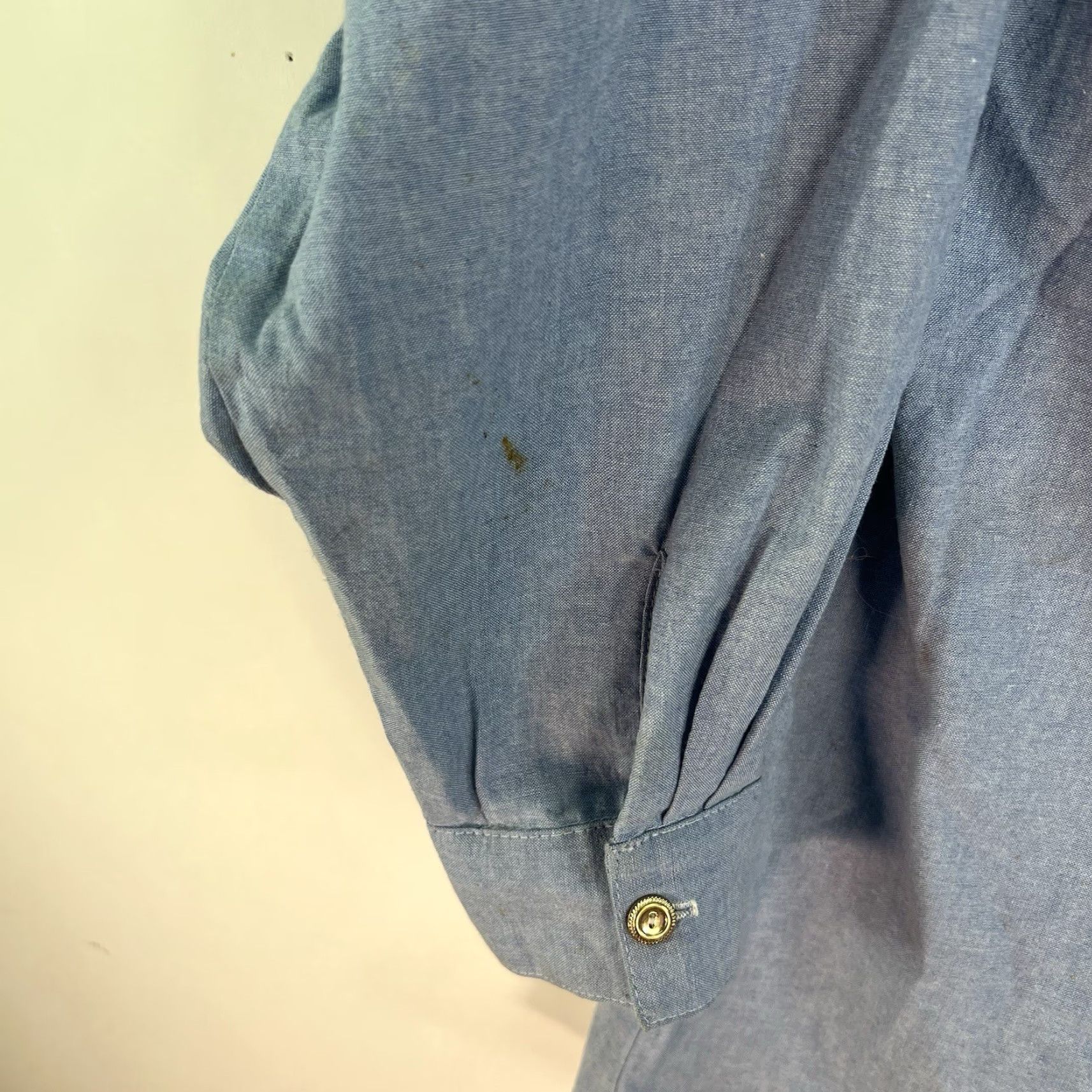Vintage VINTAGE S.B. Collections Western Embroidered Button-Up Shirt Womens Size L Blue Denim Classic Casual Long Sleeve Size L / US 10 / IT 46 - 5 Thumbnail