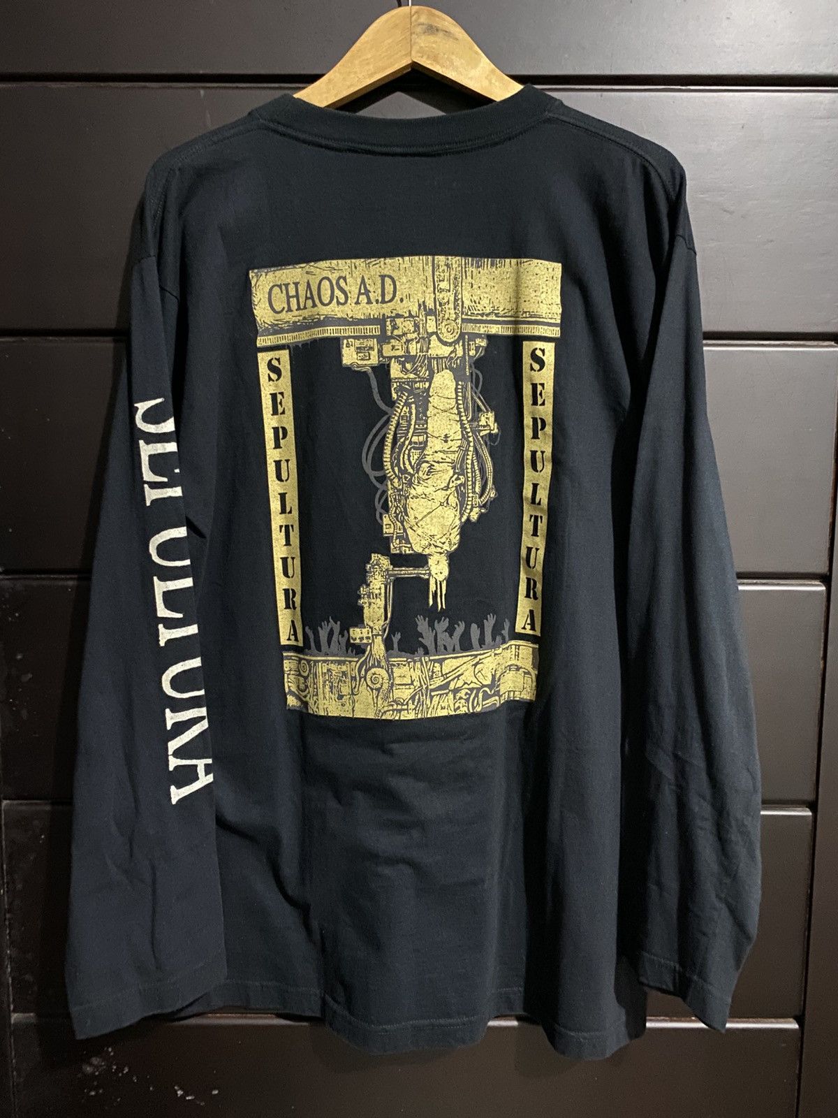 Band Tees Vintage Sepultura Long Sleeve Size US XL / EU 56 / 4 - 2 Thumbnail