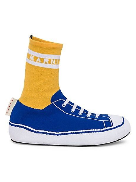 image of Marni O1W1Db10224 Sneakers In Blue, Men's (Size 11)
