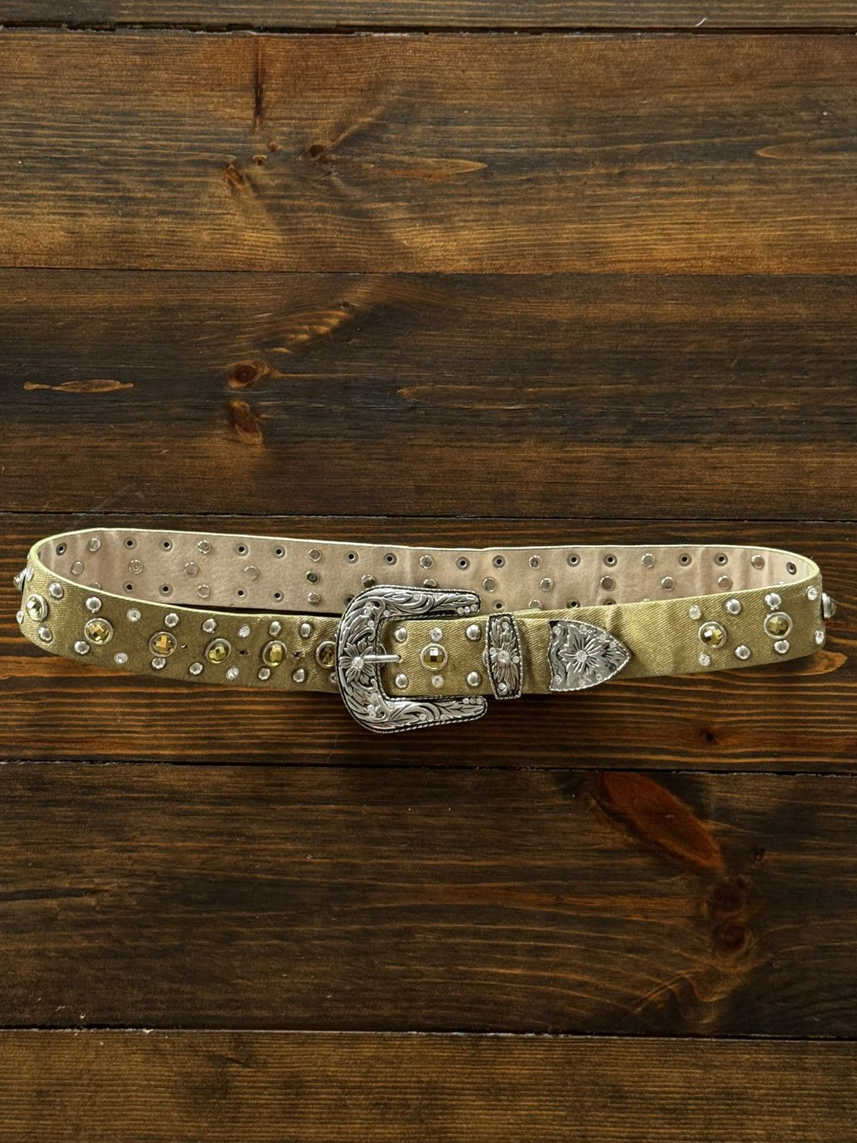 Vintage Belts Y2K Bb.Simon Style Punk Cotton belt Japanese