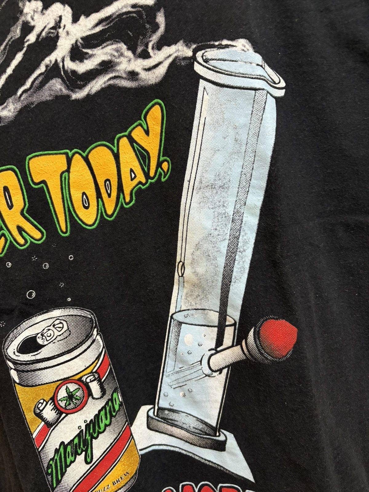 Vintage Vintage 90s Beer Today Bong Tomorrow Weed Ganja Humor Size US M / EU 48-50 / 2 - 7 Thumbnail
