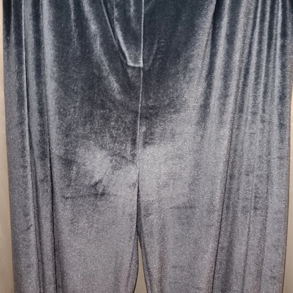 Missguided Missguided,silverish blue, velvety pants,womens 6, nwot Size 28" / US 6 / IT 42 - 2 Thumbnail