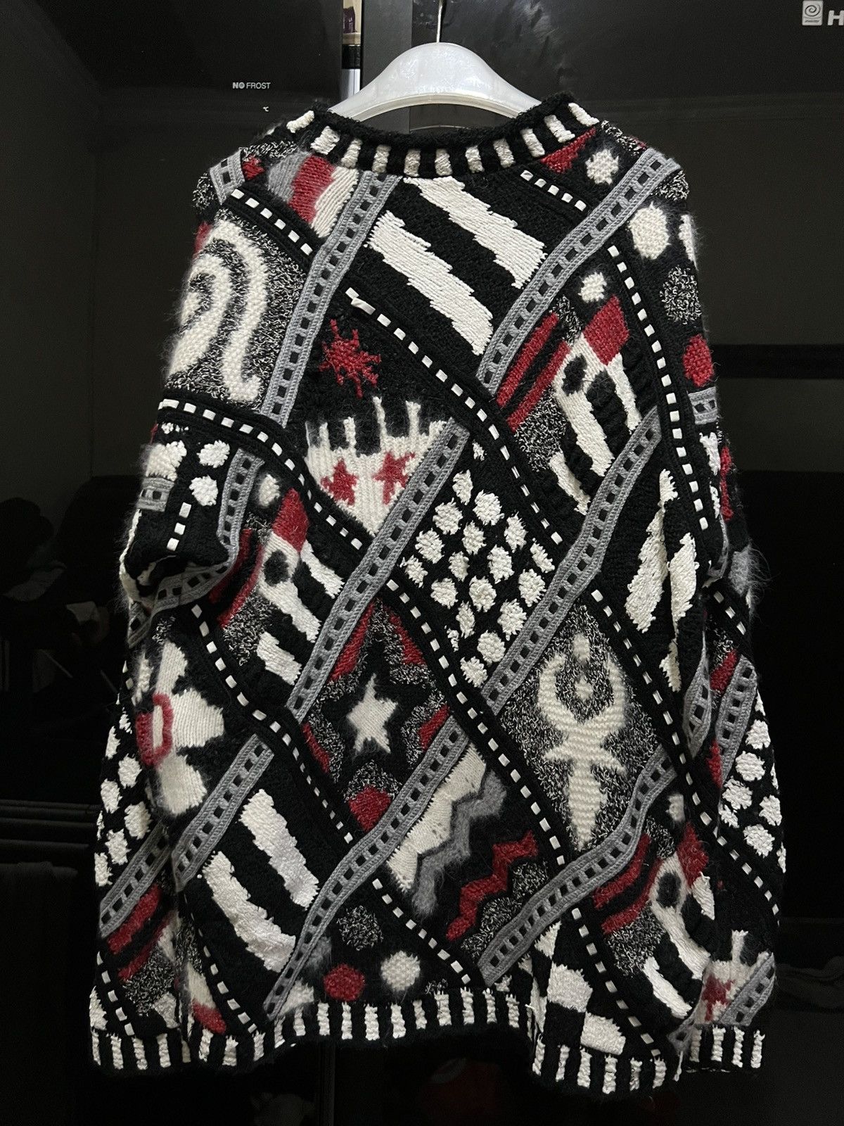Yoshiyuki Konishi Archive Rare Artwork Yoshiyuki Konishi 3D Hand Knit Size US L / EU 52-54 / 3 - 3 Thumbnail