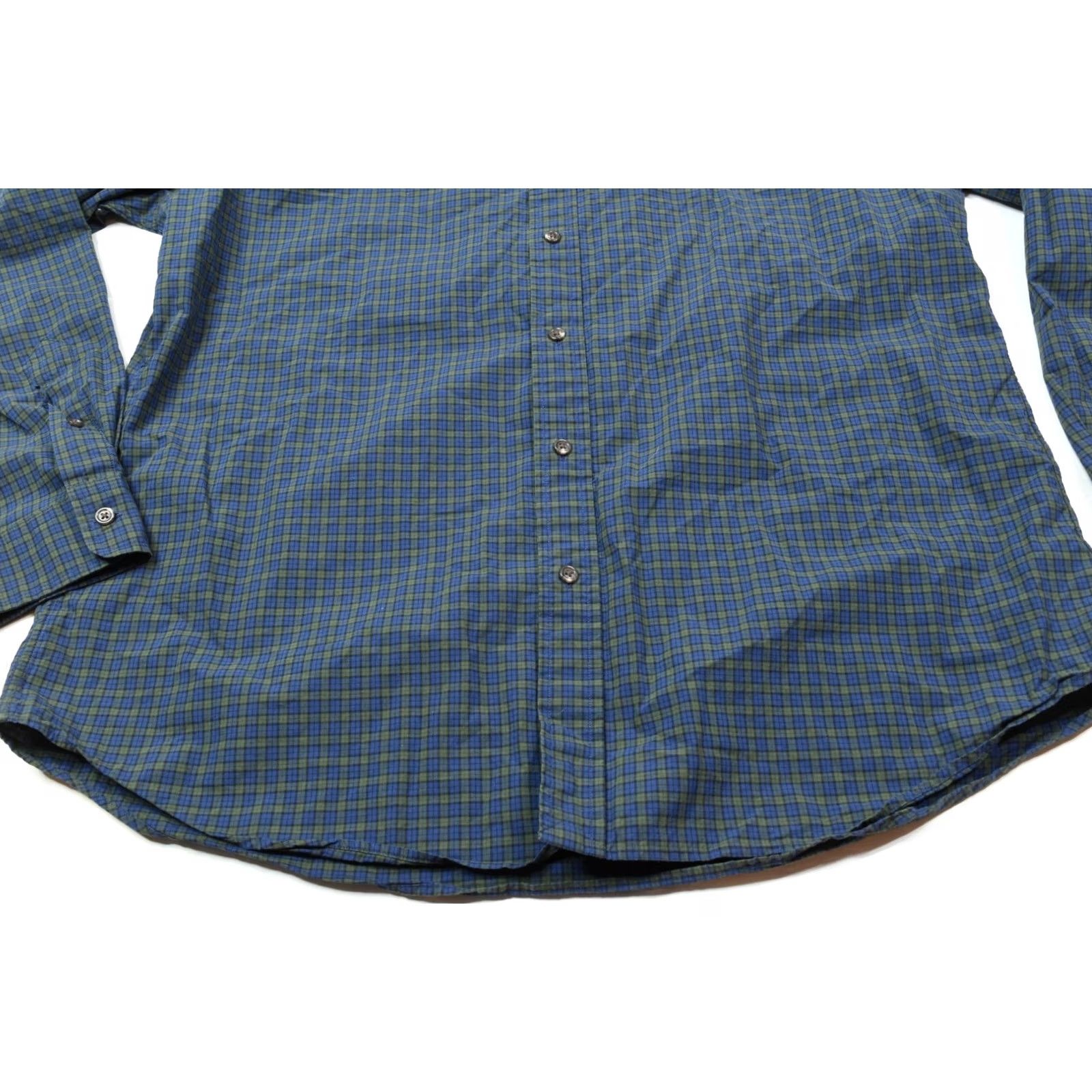 Ralph Lauren Ralph Lauren Shirt Mens XL Blue Green Plaid Cotton Long Sleeve Button-Down Size US XL / EU 56 / 4 - 4 Thumbnail