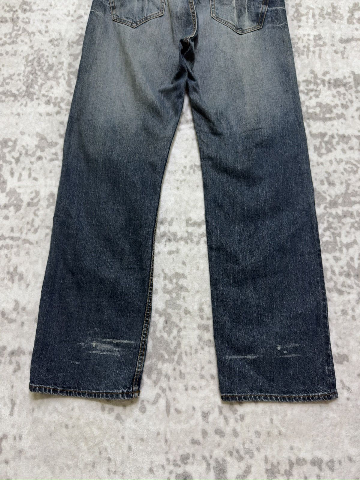 Japanese Brand Rare Japan Traditional Koi Acid Wash Printed Denim Pants Size US 34 / EU 50 - 11 Thumbnail