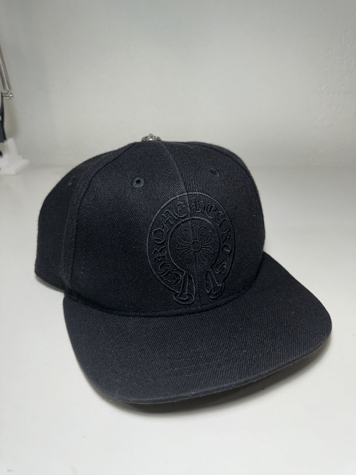 Chrome Hearts Chrome Hearts Horse Shoe fitted Hat 🖤🥷🏻 | Grailed