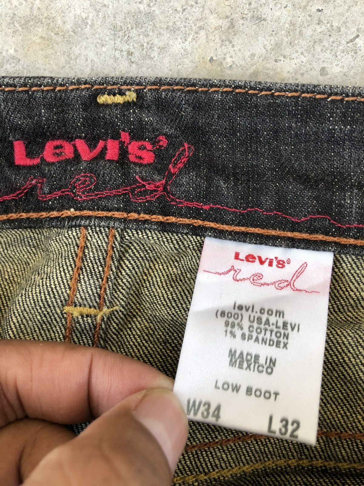 If Six Was Nine Y2k Levi’s Flared Jeans Low Boot Distressed Jeans Size US 33 - 19 Thumbnail