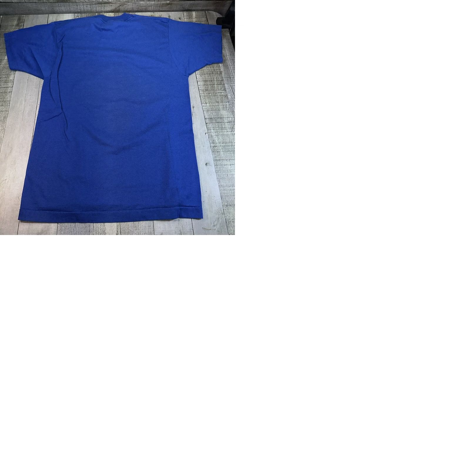 Vintage VINTAGE Screen Stars Men’s T-Shirt Cubs 1988 Blue M Silk Shirts Cubs Fans Mens Size US M / EU 48-50 / 2 - 9 Thumbnail
