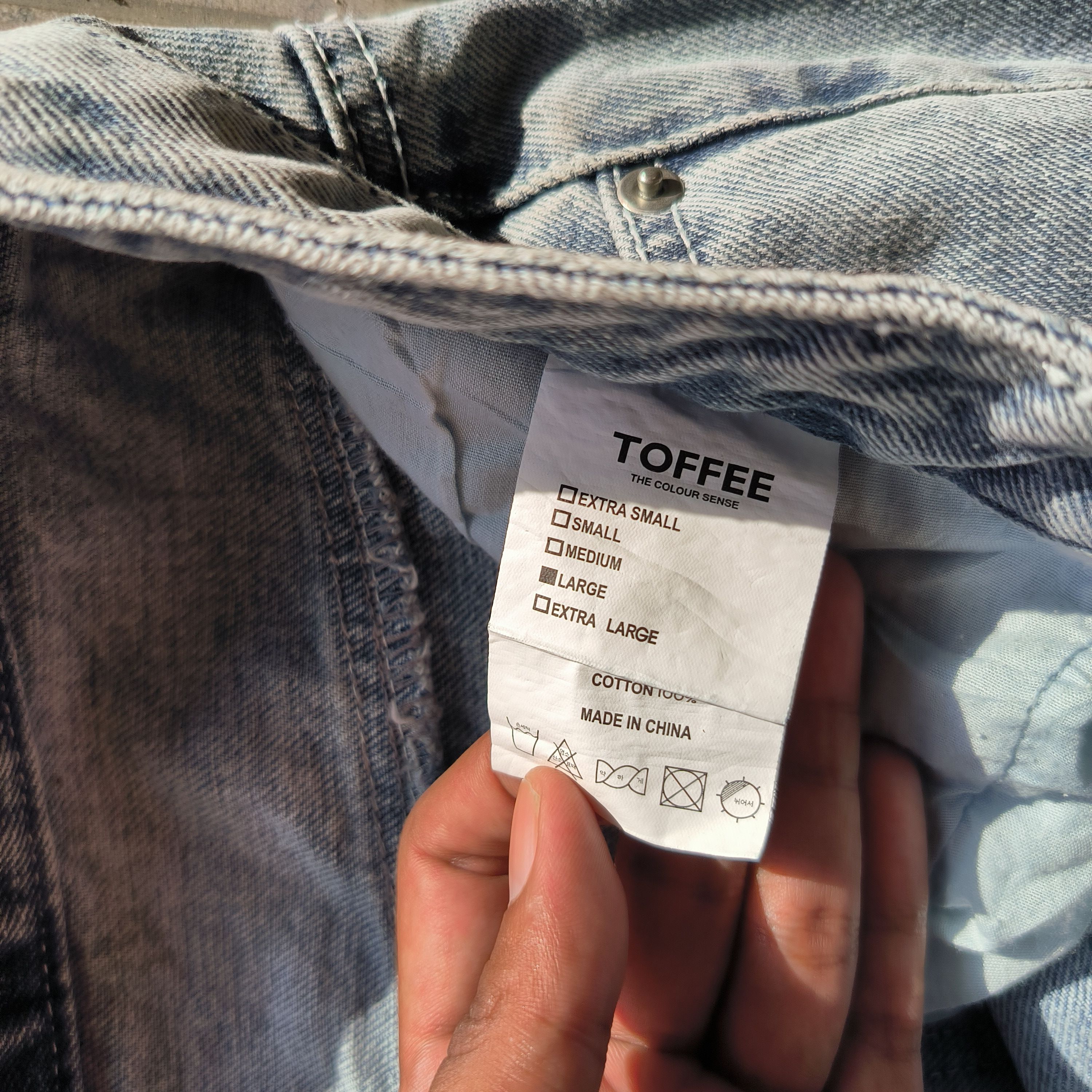 Japanese Brand TOFFEE BAGGY JEANS Size US 34 / EU 50 - 3 Thumbnail