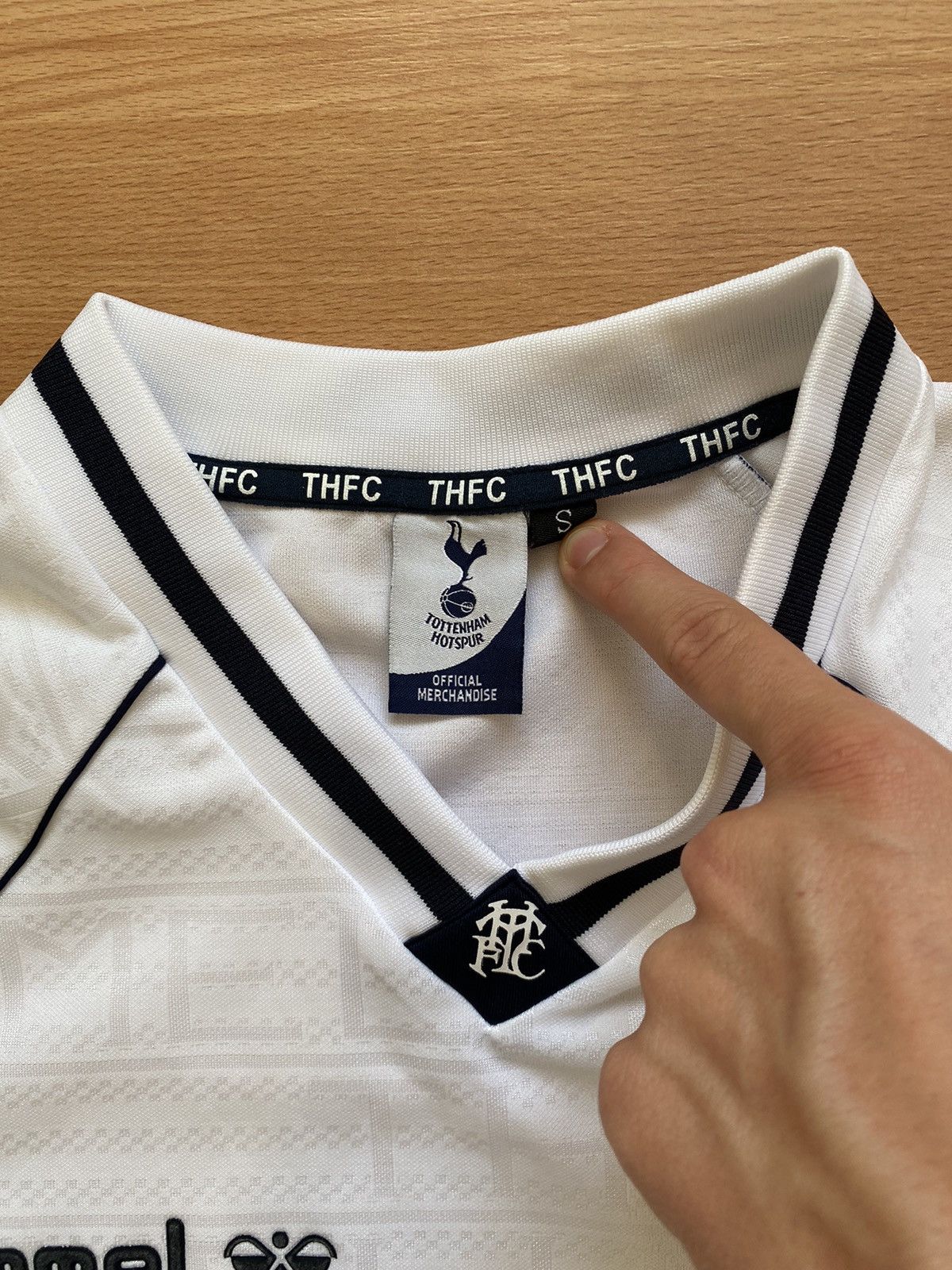 Hummel Tottenham Hotspur Hummel 1990/91 Home Jersey Large Size US S / EU 44-46 / 1 - 3 Thumbnail