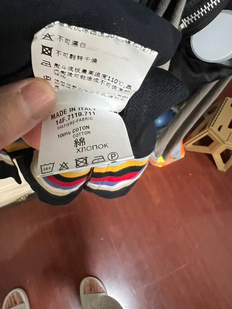 Givenchy Givenchy Black polo shirt with rainbow tail, size S Size US S / EU 44-46 / 1 - 7 Thumbnail