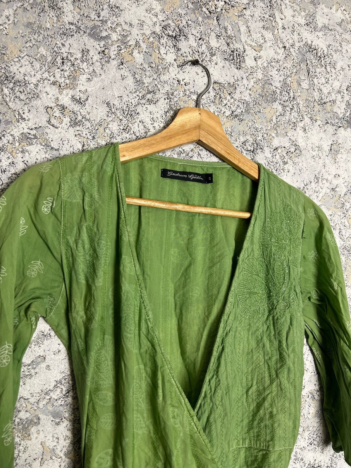 Designer Gudrun Sjoden Women's Top Blouse 100% Organic Cotton Sjöden Size S / US 4 / IT 40 - 5 Thumbnail