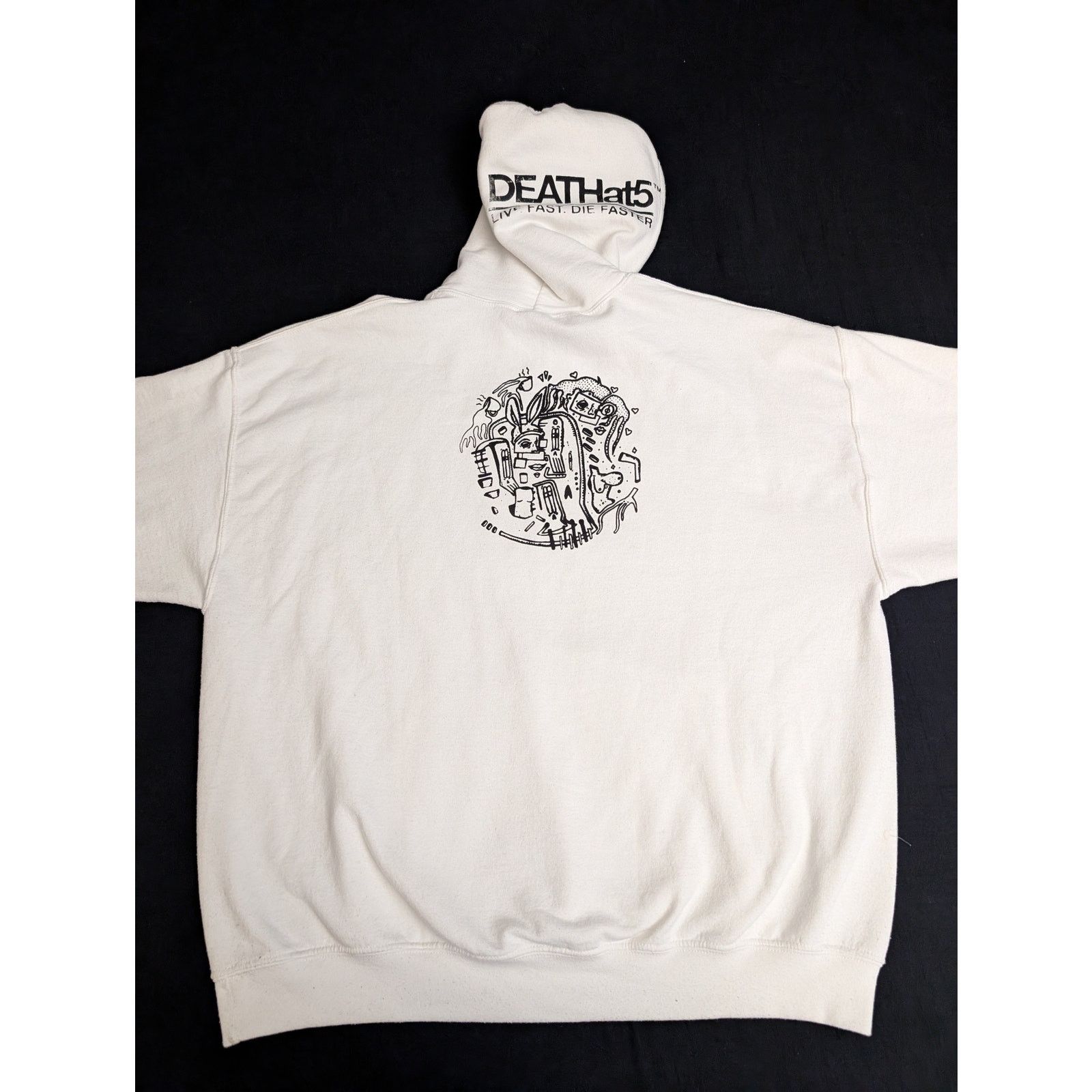 Kodone KODONE x DEATHAT5 Hoodie 1/1 XL 24x29 Size US XL / EU 56 / 4 - 7 Thumbnail