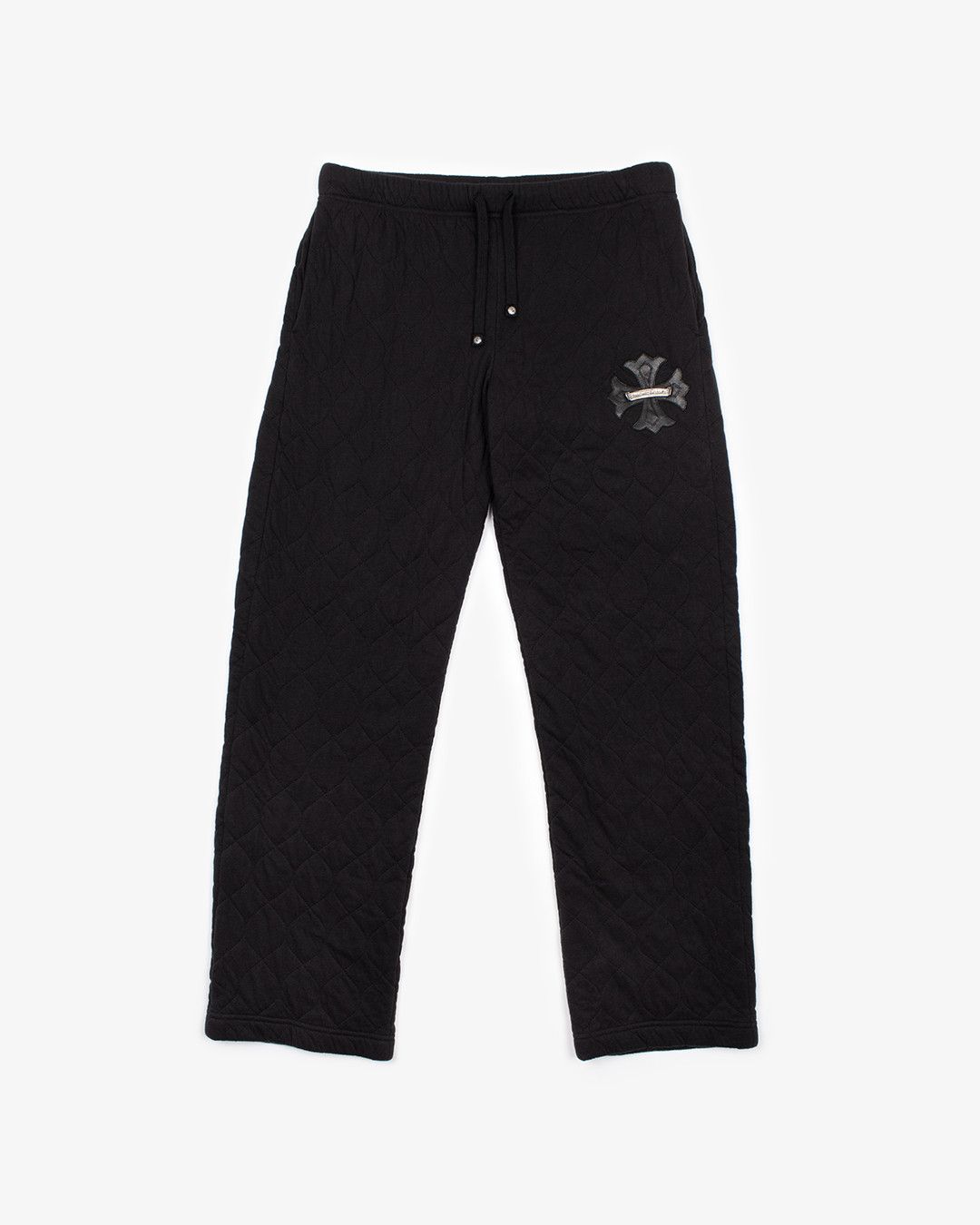 Chrome Hearts CHROME HEARTS QUILTED LEATHER PATCH SWEATPANT Size US 34 / EU 50 - 1 Thumbnail
