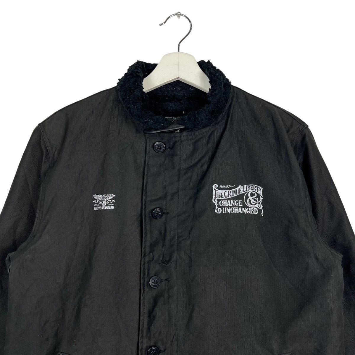 Japanese Brand THE CRIMIE LIBERTY RIDER MOTO N1 DECK JACKET MADE IN JAPAN Size US L / EU 52-54 / 3 - 6 Thumbnail