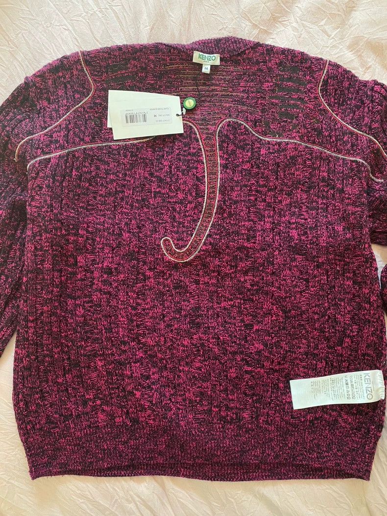 Kenzo KENZO Winter sweater with tiger head embroidery Size M / US 6-8 / IT 42-44 - 6 Thumbnail
