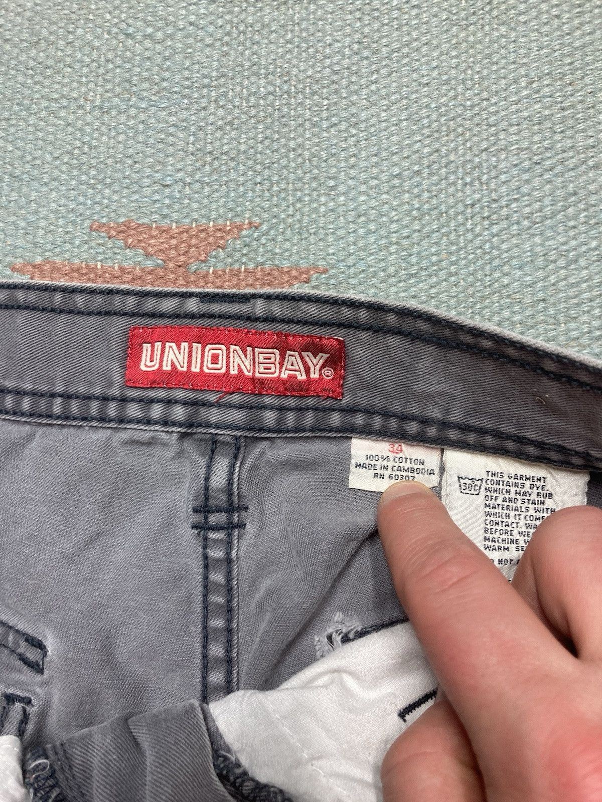 UNIONBAY × Vintage y2k Union bay cargo shorts wide leg baggy skater utility 33 Size US 33 - 5 Thumbnail
