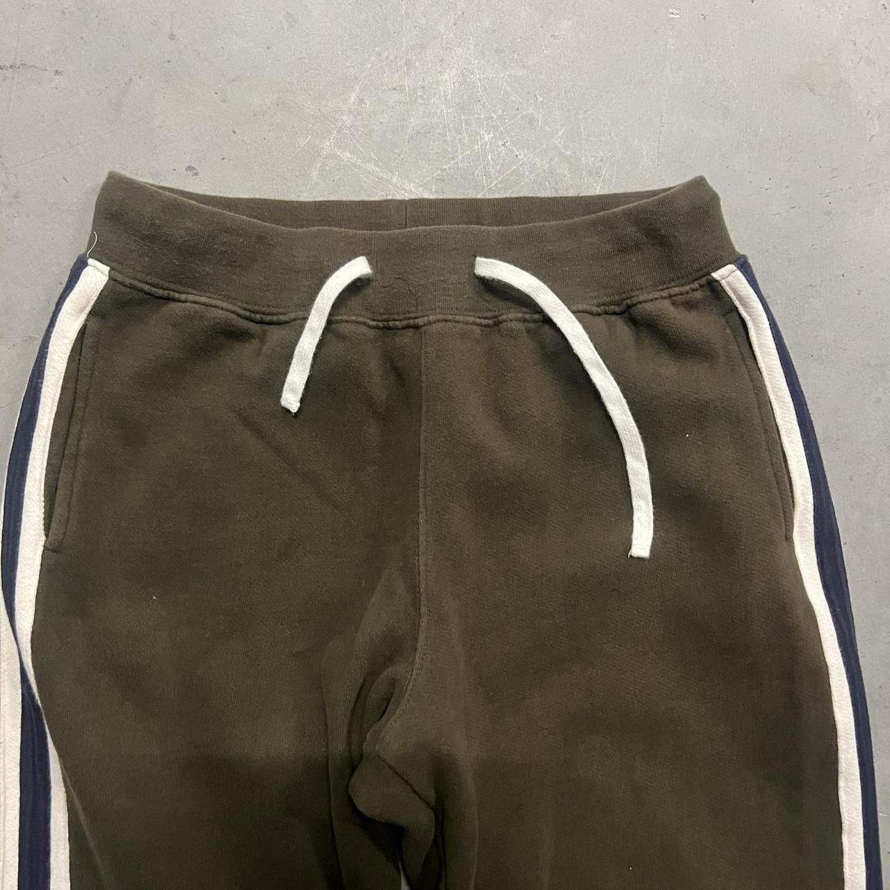Japanese Brand × Vintage Crazy Vintage Y2K Green Wide Leg Sweatpants! Size US 30 / EU 46 - 5 Thumbnail