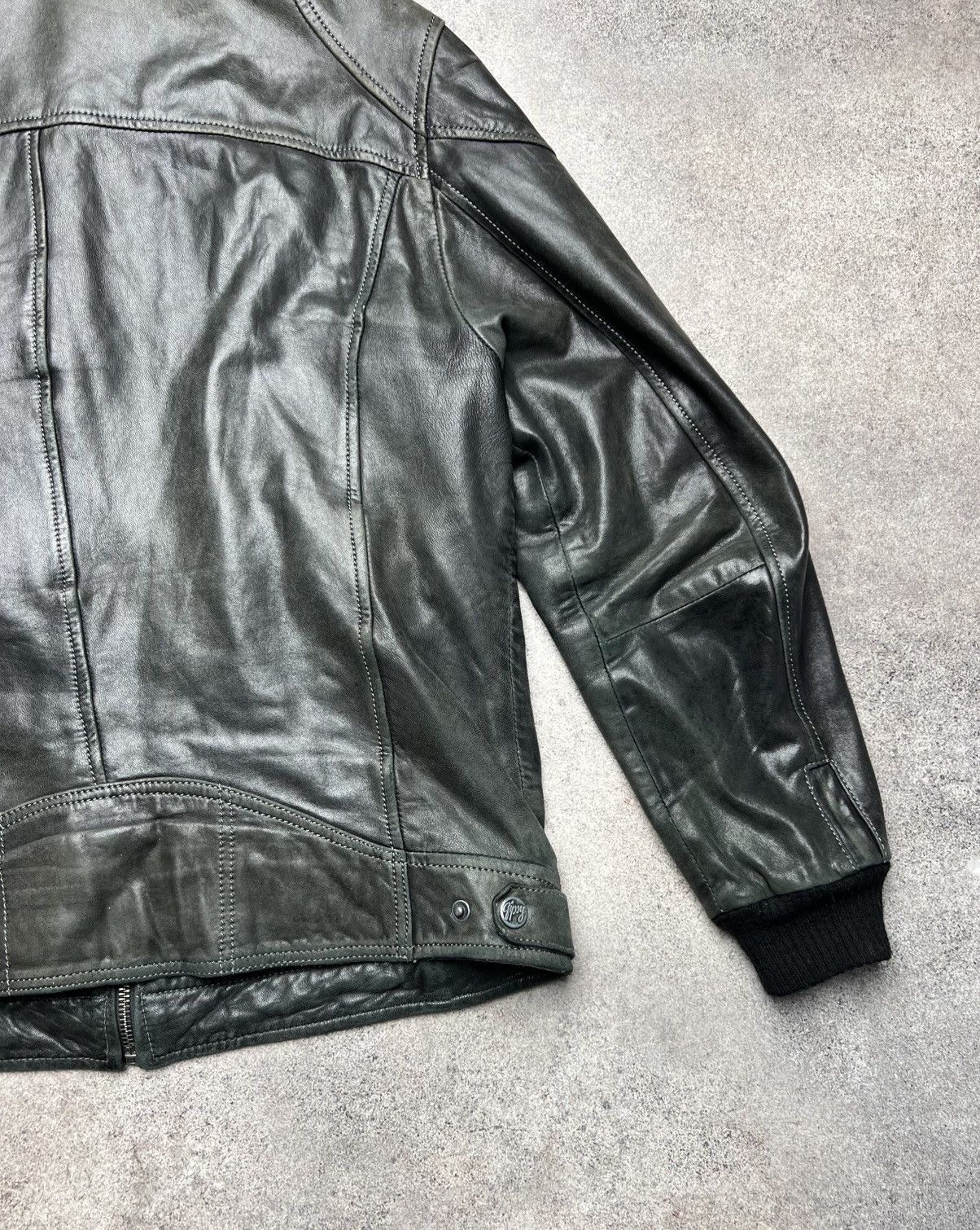 Gypsy × Japanese Brand Gipsy vintage faded leather jacket Size US L / EU 52-54 / 3 - 9 Thumbnail