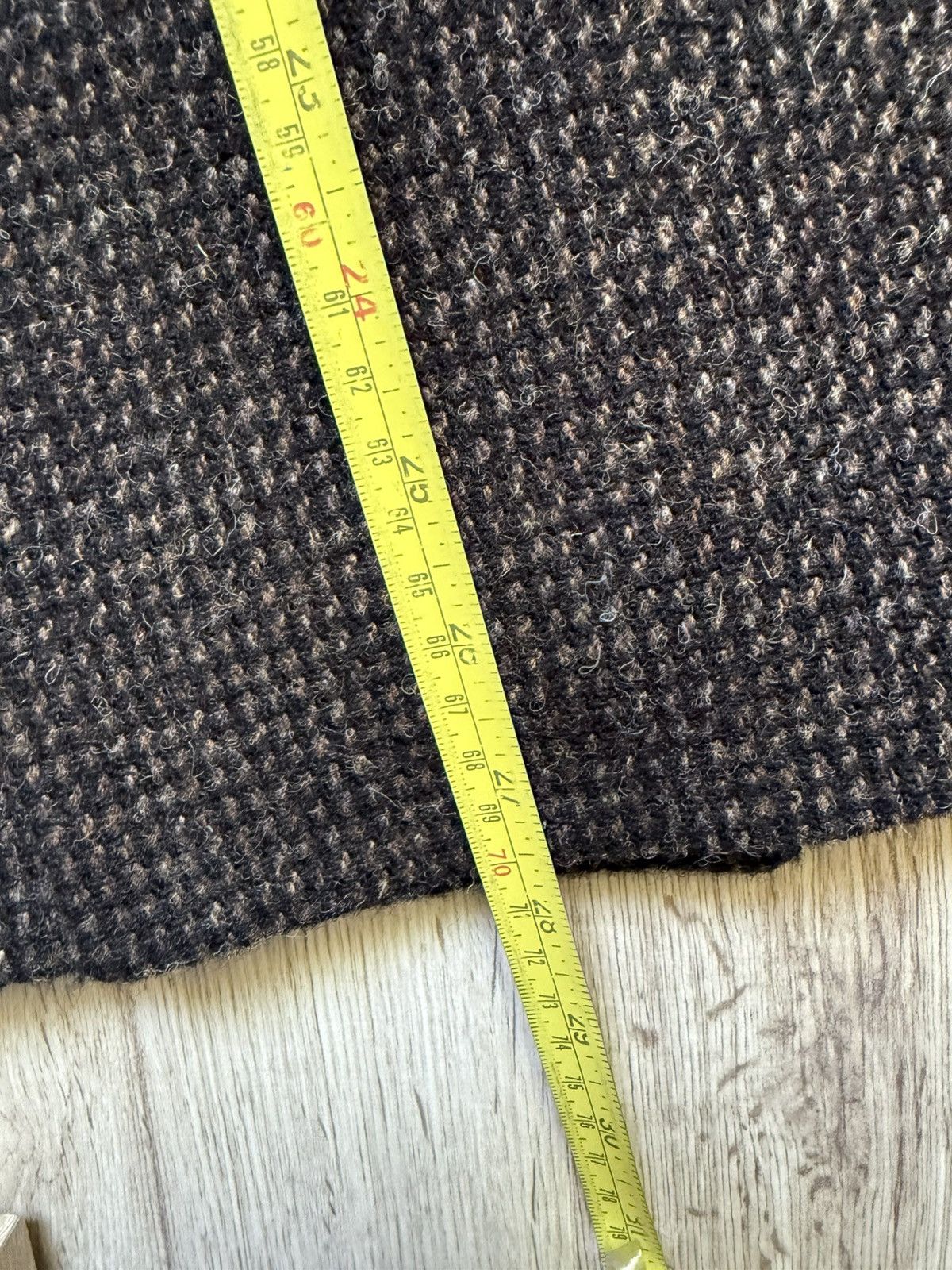Harris Tweed ASOS Harris Tweed Wool Double Breasted Blazer Jacket Brown Size 40S - 10 Thumbnail