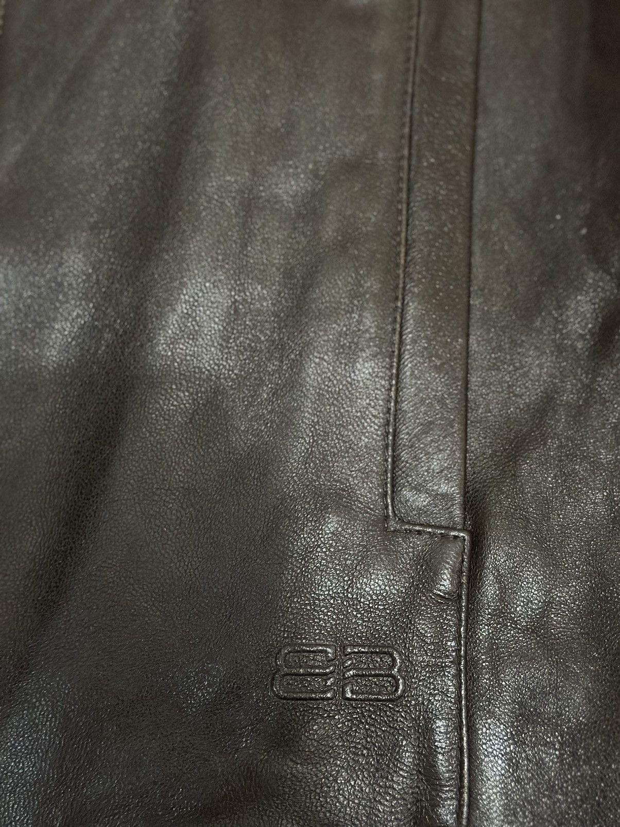 Balenciaga × Vintage Balenciaga Brown Leather Jacket Size US M / EU 48-50 / 2 - 12 Thumbnail