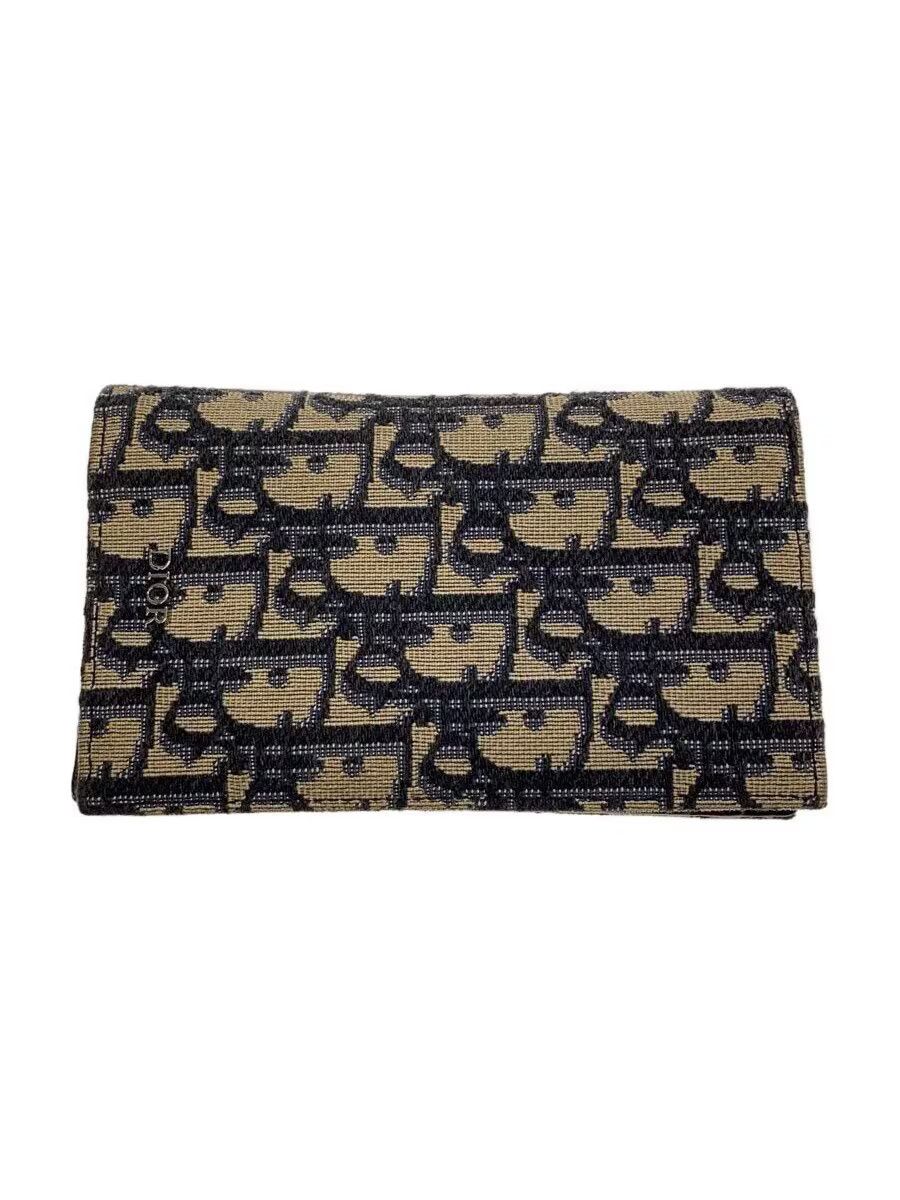 Dior Oblique Monogram Vertical Card Case Beige