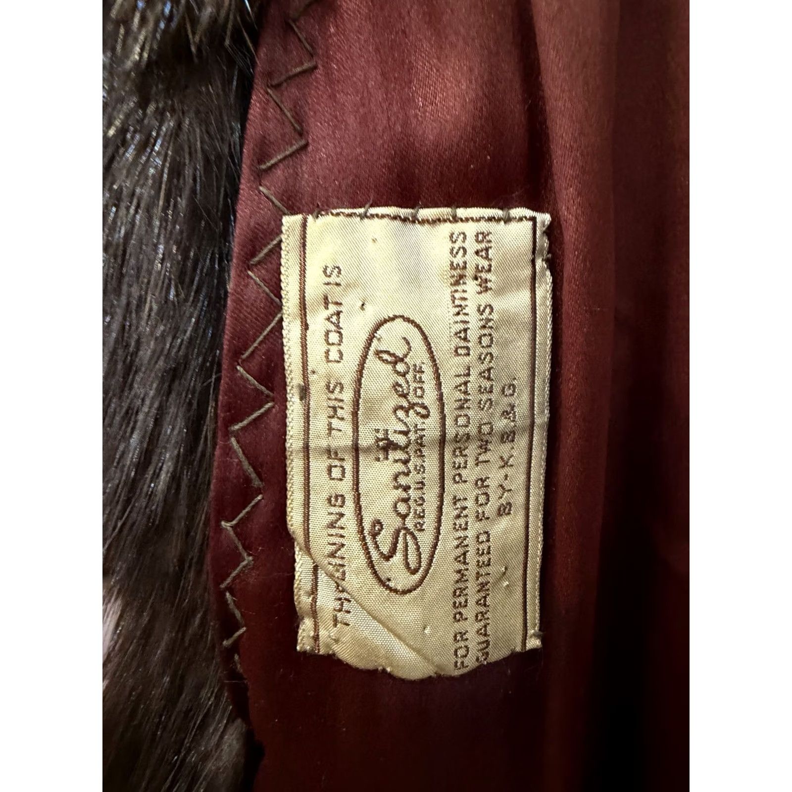 Vintage VINTAGE Fur Shawl Brown Size L Women Shawl Classic Solid Pattern Size L / US 10 / IT 46 - 4 Thumbnail