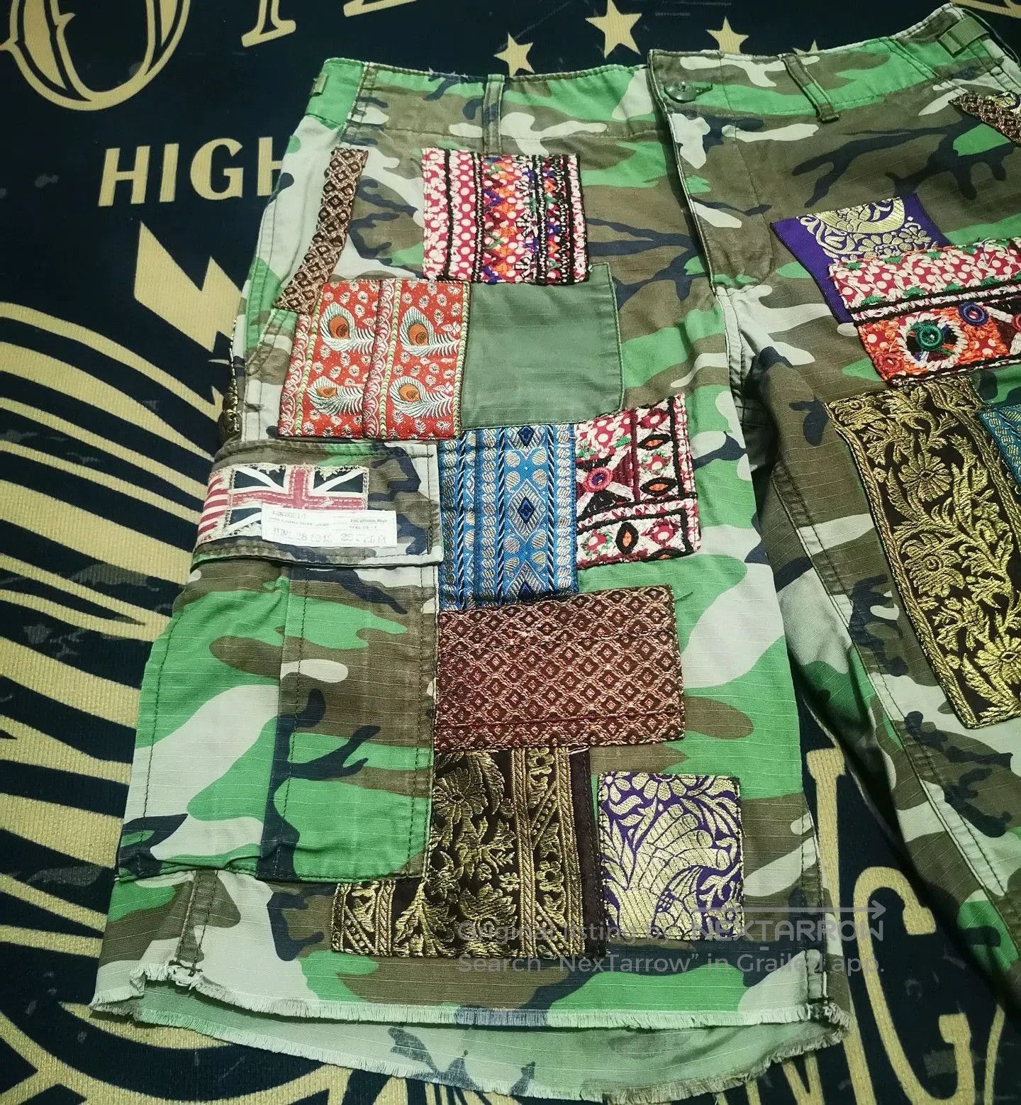 RRL Ralph Lauren Ralph Lauren Camouflage Patchwork Shorts. Size US 36 / EU 52 - 7 Thumbnail