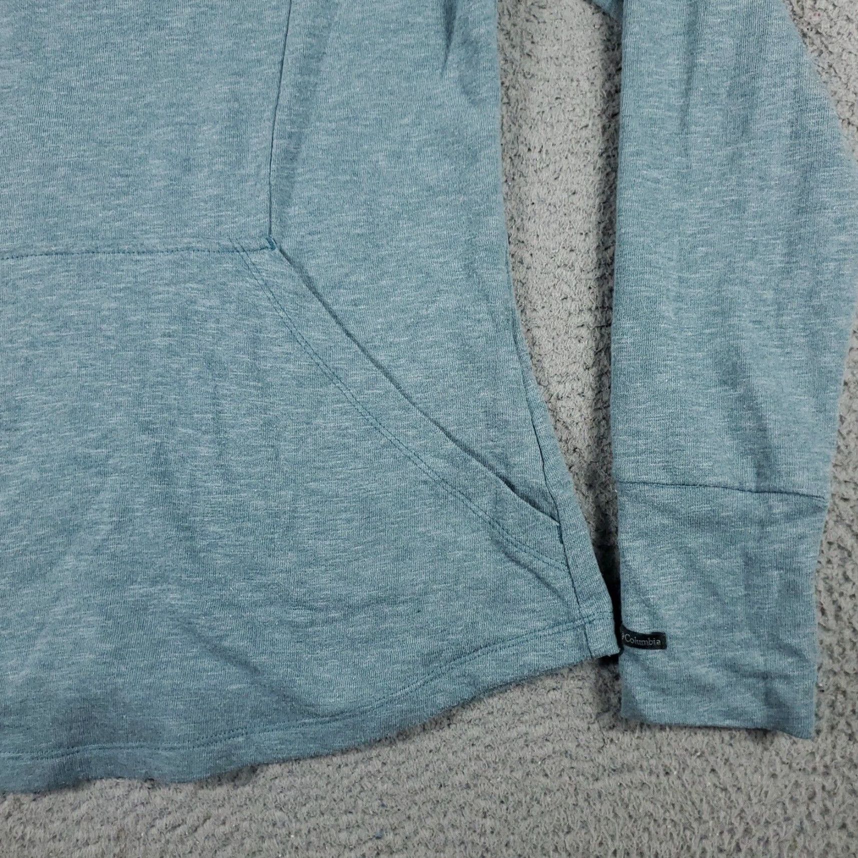 Vintage Columbia Sweater Womens Medium Blue High Neck Pullover Hoodie Sweatshirt Size M / US 6-8 / IT 42-44 - 4 Thumbnail