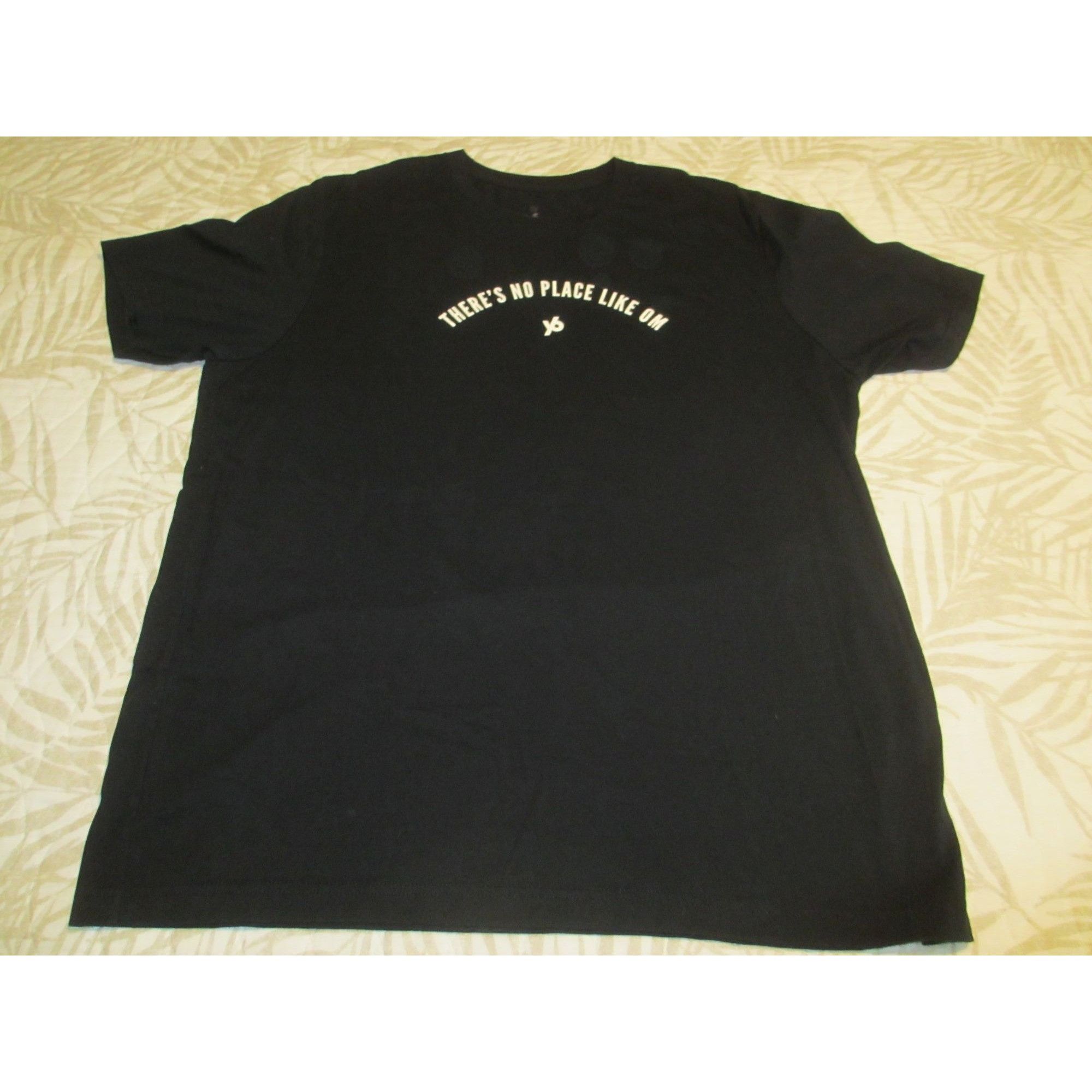 Gildan Theres No Place Like Om YogaSix Softstyle Black Tee Unisex X Size XL / US 12-14 / IT 48-50 - 2 Thumbnail