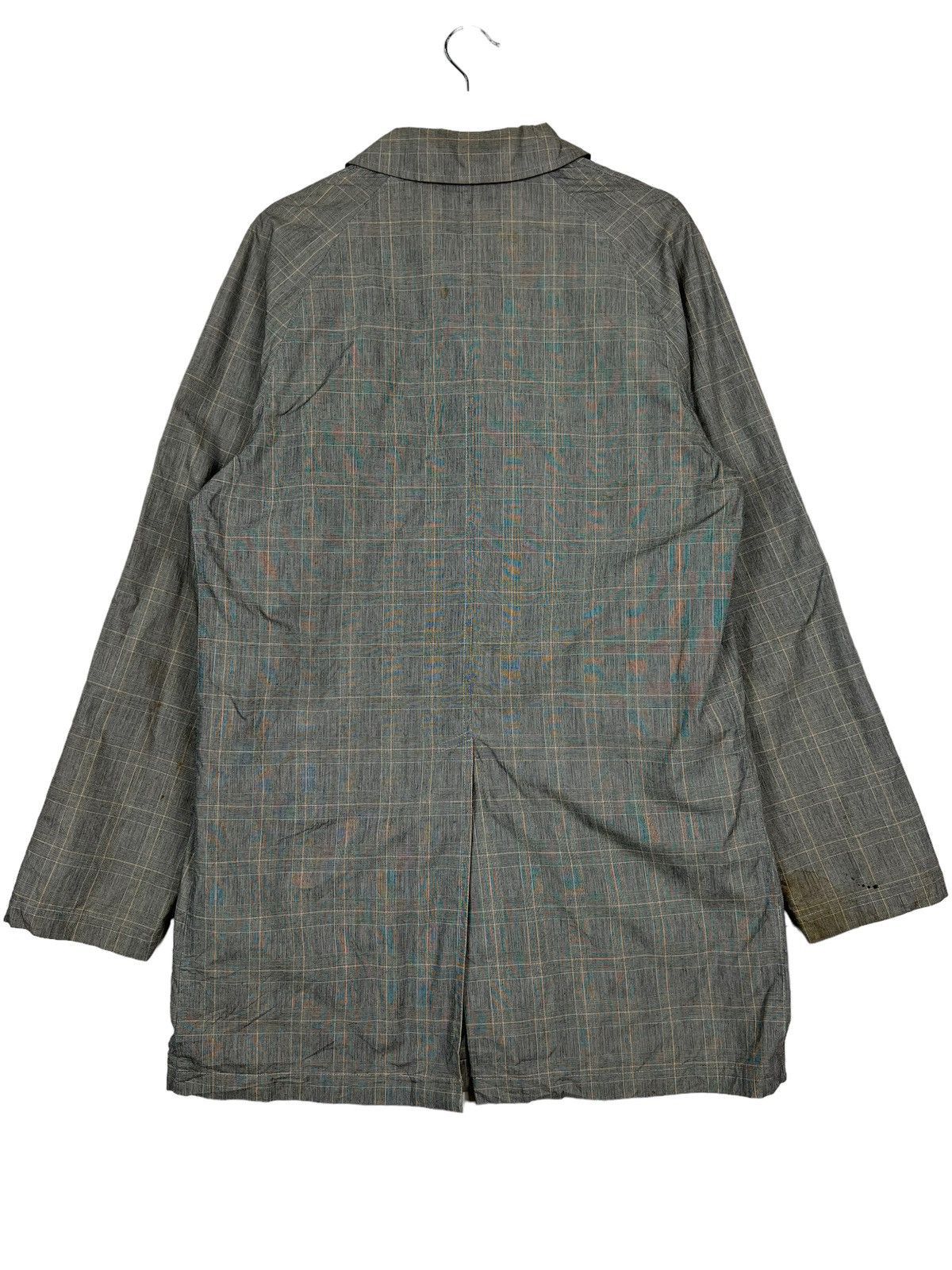 Baracuta 🔥 BARACUTA BLUE LINE CHECKER TRENCH COAT Size US M / EU 48-50 / 2 - 8 Thumbnail