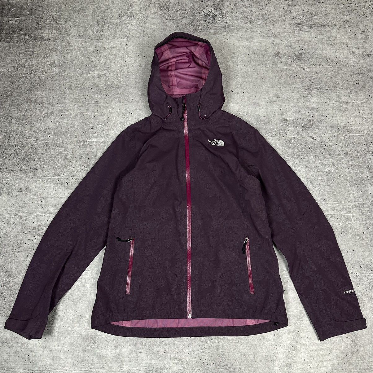 The North Face The North Face HyVent Zip Jacket Printed Flower Windstopper Size L / US 10 / IT 46 - 2 Thumbnail