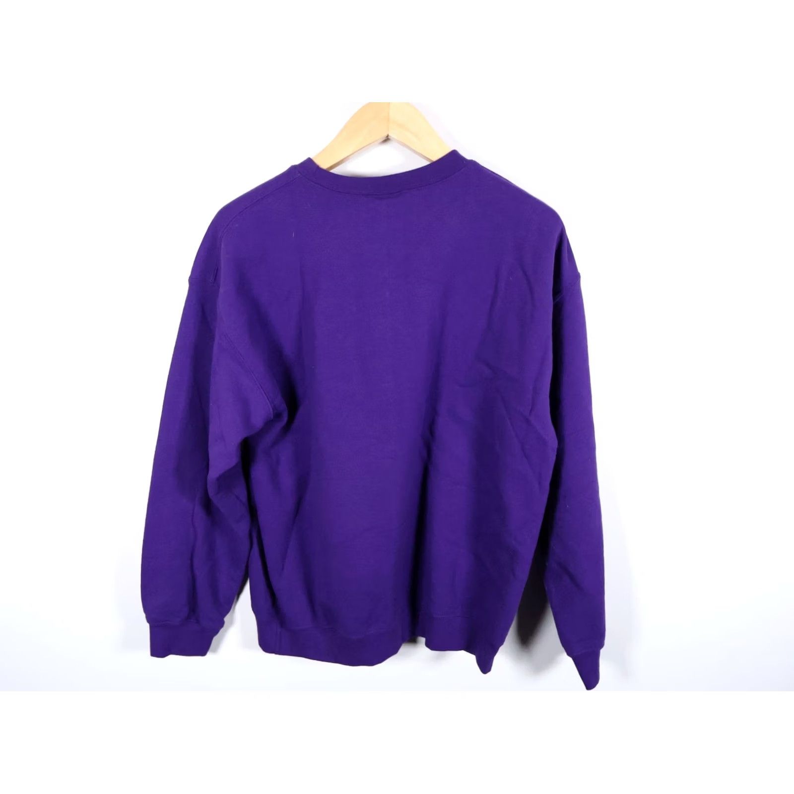 Gildan Gilden Kittens Sweatshirt Adult Large Purple Crewneck Mittens Snowflake Cats Girls Size L / US 10 / IT 46 - 2 Thumbnail