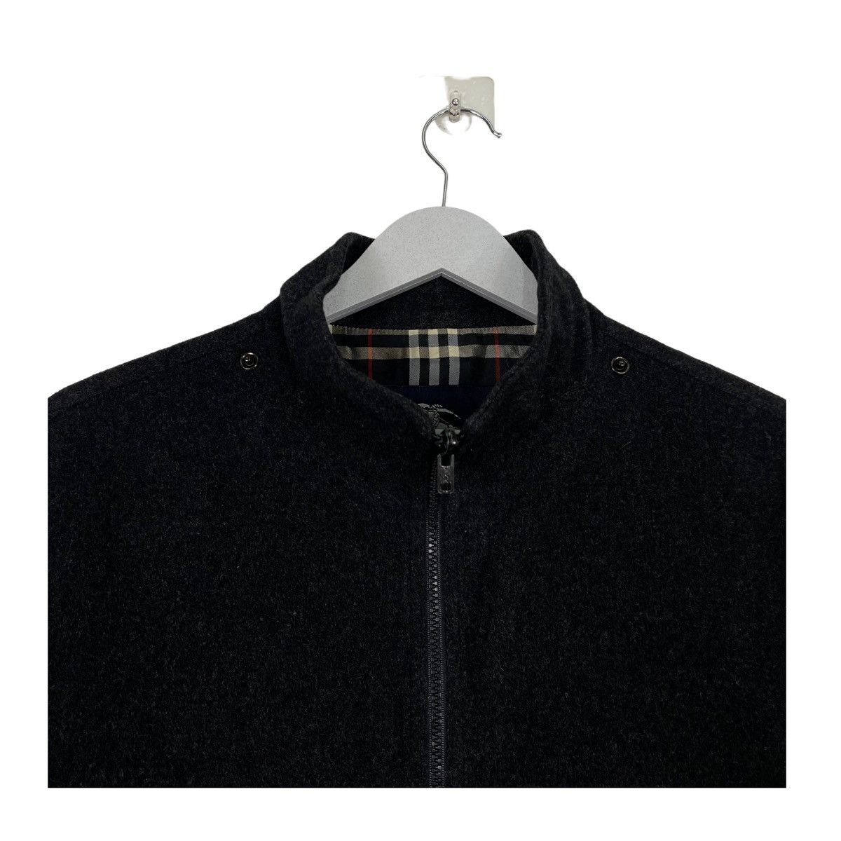 Burberry × Designer 💥BURBERRY NOVA CHECK ZIPPER WOOL Size US M / EU 48-50 / 2 - 5 Thumbnail