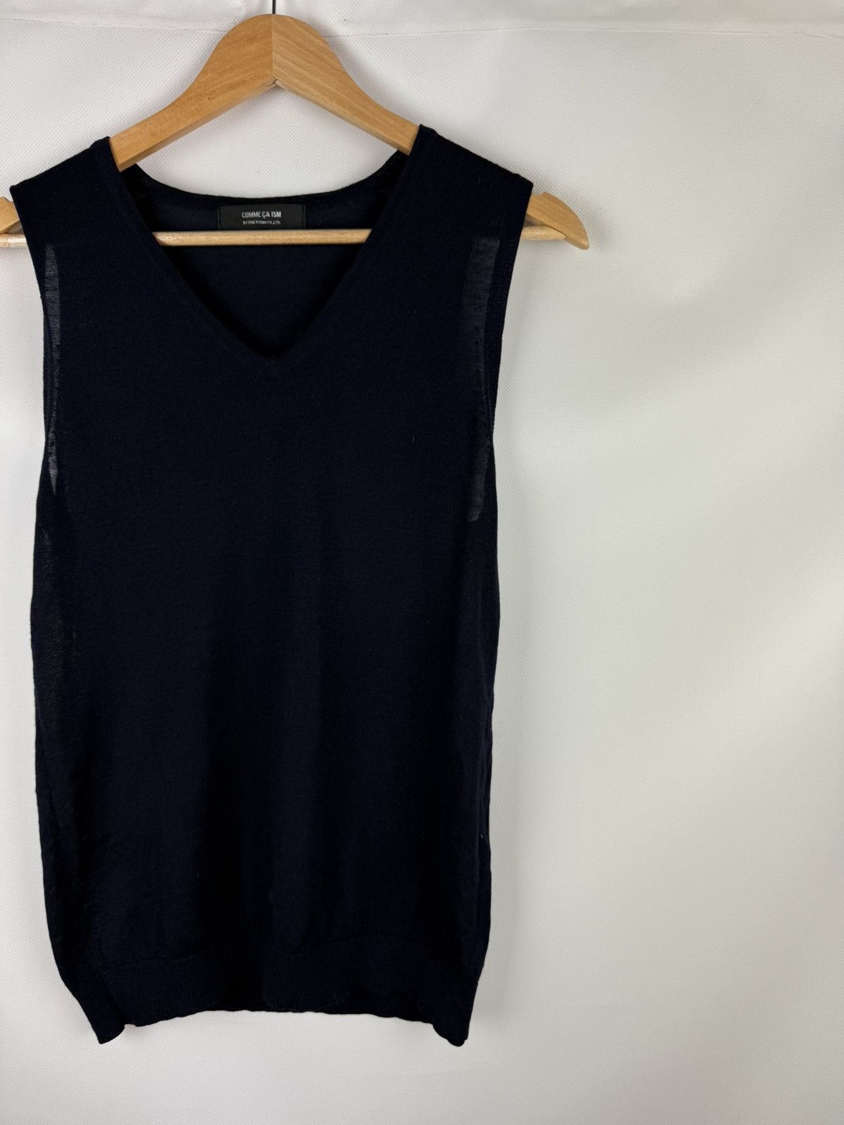 Comme Ca Ism Comme Ca Ism Japanese Knitted Sleeveless Wool Vest Sweater Size US M / EU 48-50 / 2 - 3 Thumbnail