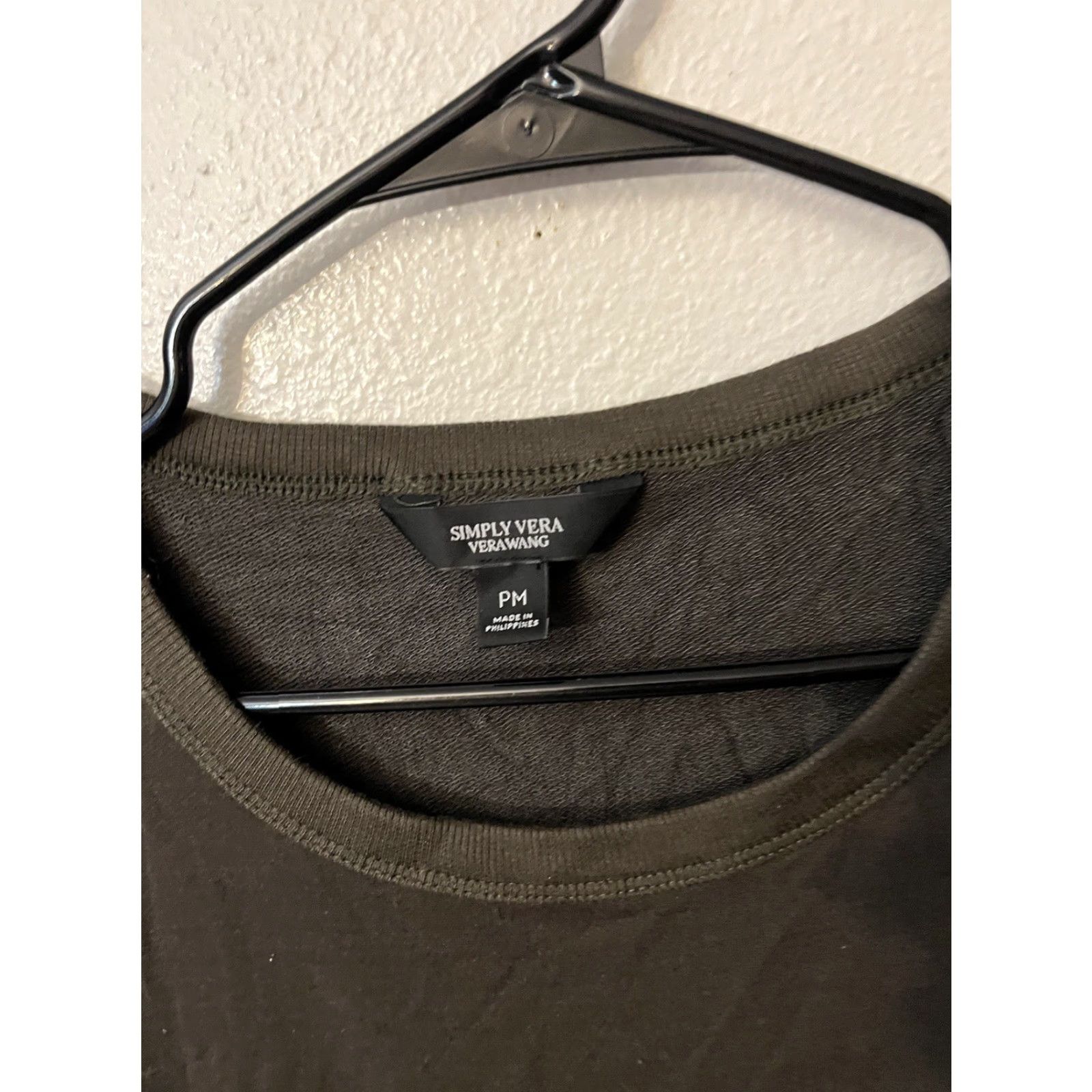 Vintage VINTAGE Simply Vera Vera Wang Women’s PM Green Brown Ruffle Long Sleeve Pullover Top Shirt Adult PM Brown Green Ruffle Sleeves Womens Size M / US 6-8 / IT 42-44 - 2 Thumbnail