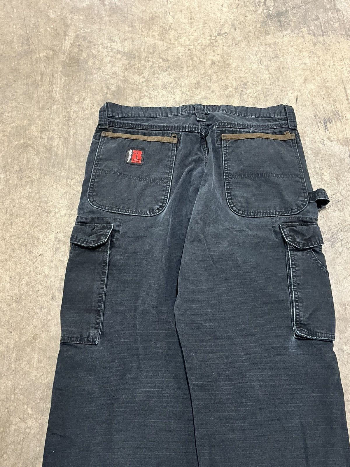 Carhartt × Vintage Carhartt style cargo workwear pants faded black baggy hype Size US 34 / EU 50 - 7 Thumbnail