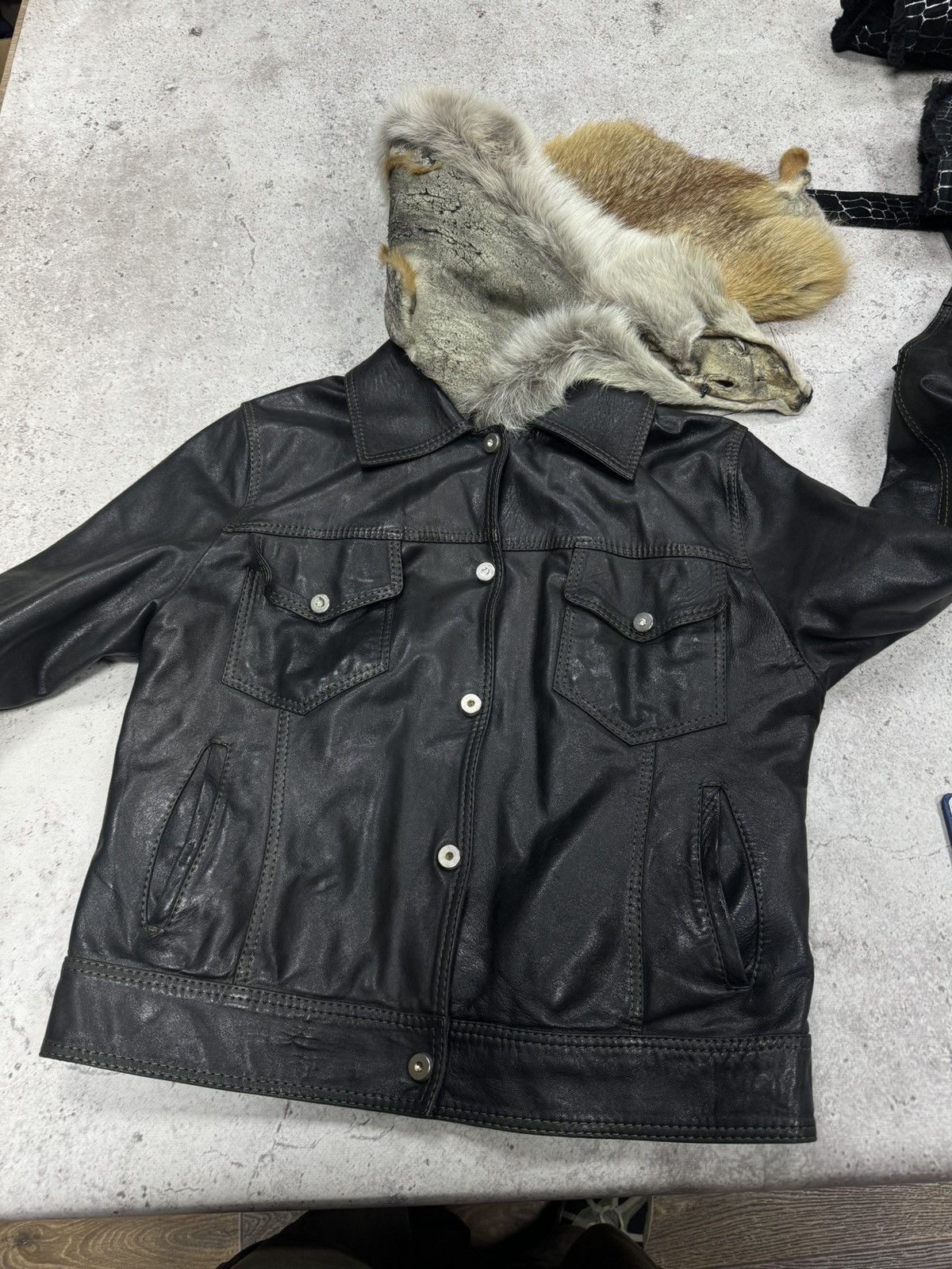 Japanese Brand Vintage 90s Real Fox Soft Leather Archive Jacket Size US M / EU 48-50 / 2 - 14 Thumbnail