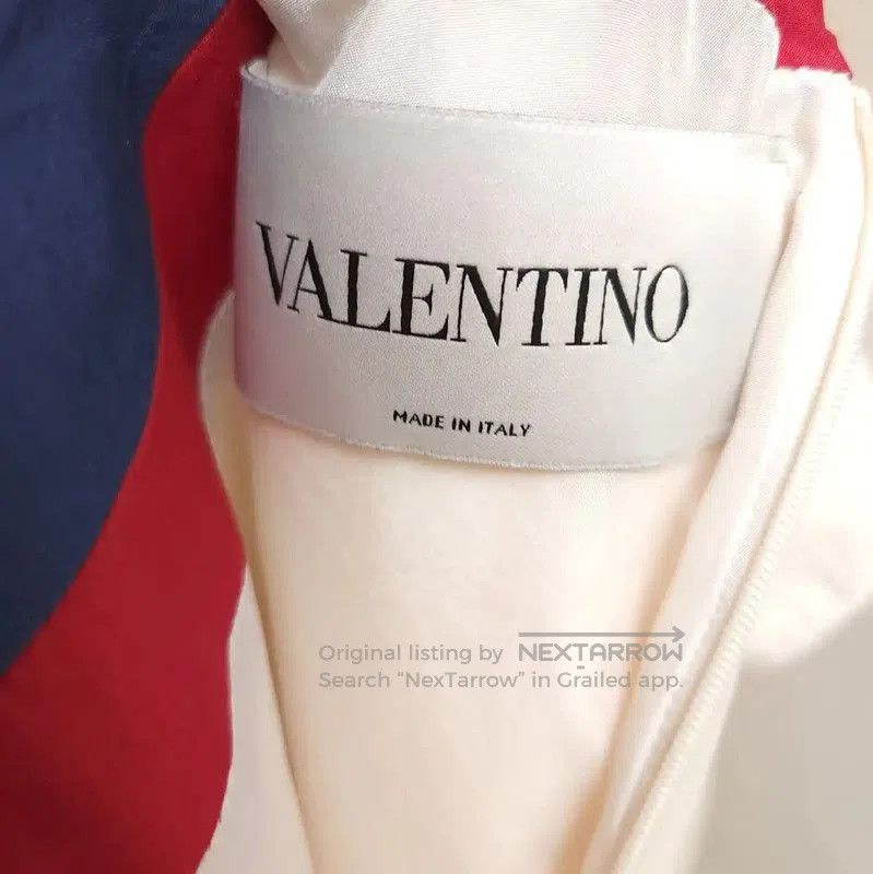 Valentino Valentino Spring Autumn Long Dress in Navy Blue . Size XL / US 12-14 / IT 48-50 - 4 Thumbnail