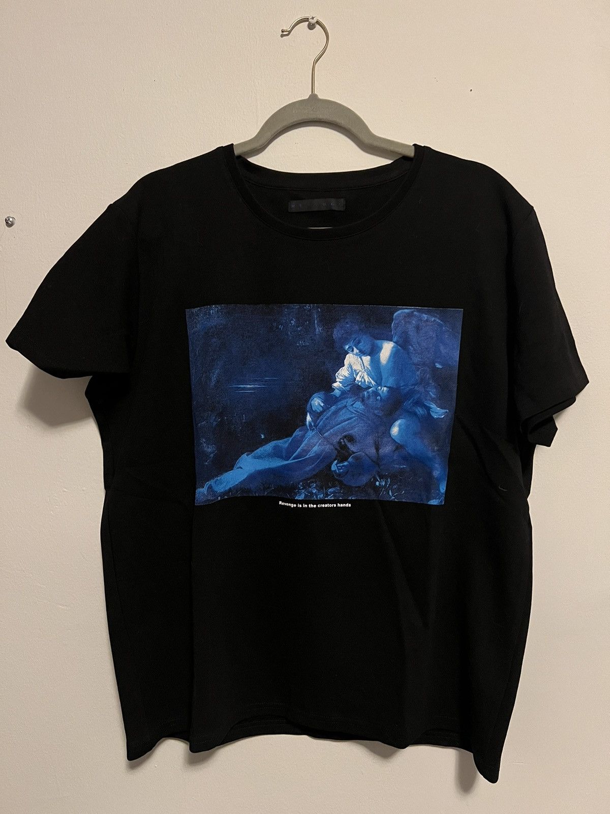 Revenge Revenge “Revenge is in the creators hands” tee blue/black Size US M / EU 48-50 / 2 - 1 Thumbnail