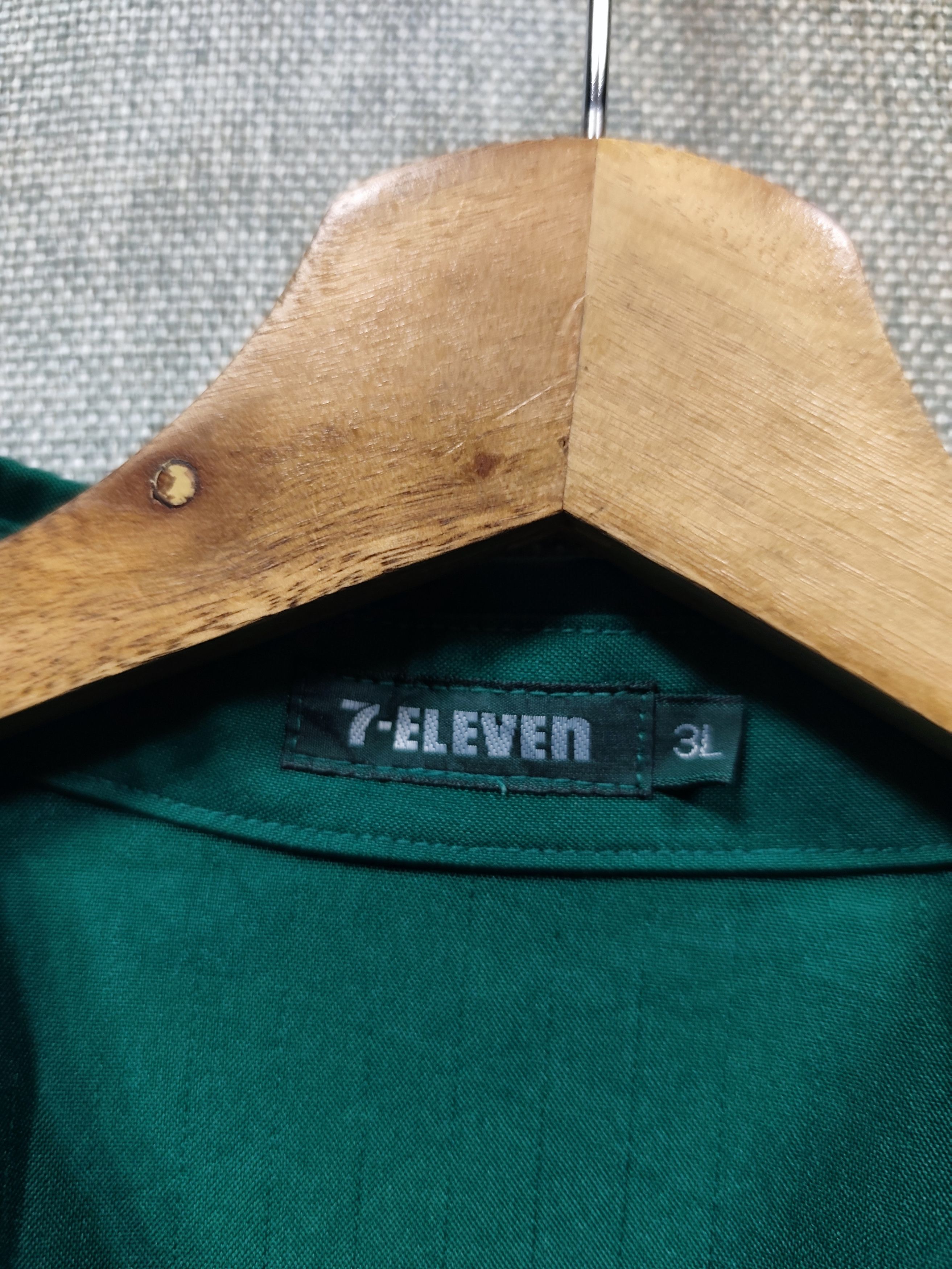 Japanese Brand Vintage 7-Eleven Uniform Shirt Zip Up Size US XL / EU 56 / 4 - 6 Thumbnail